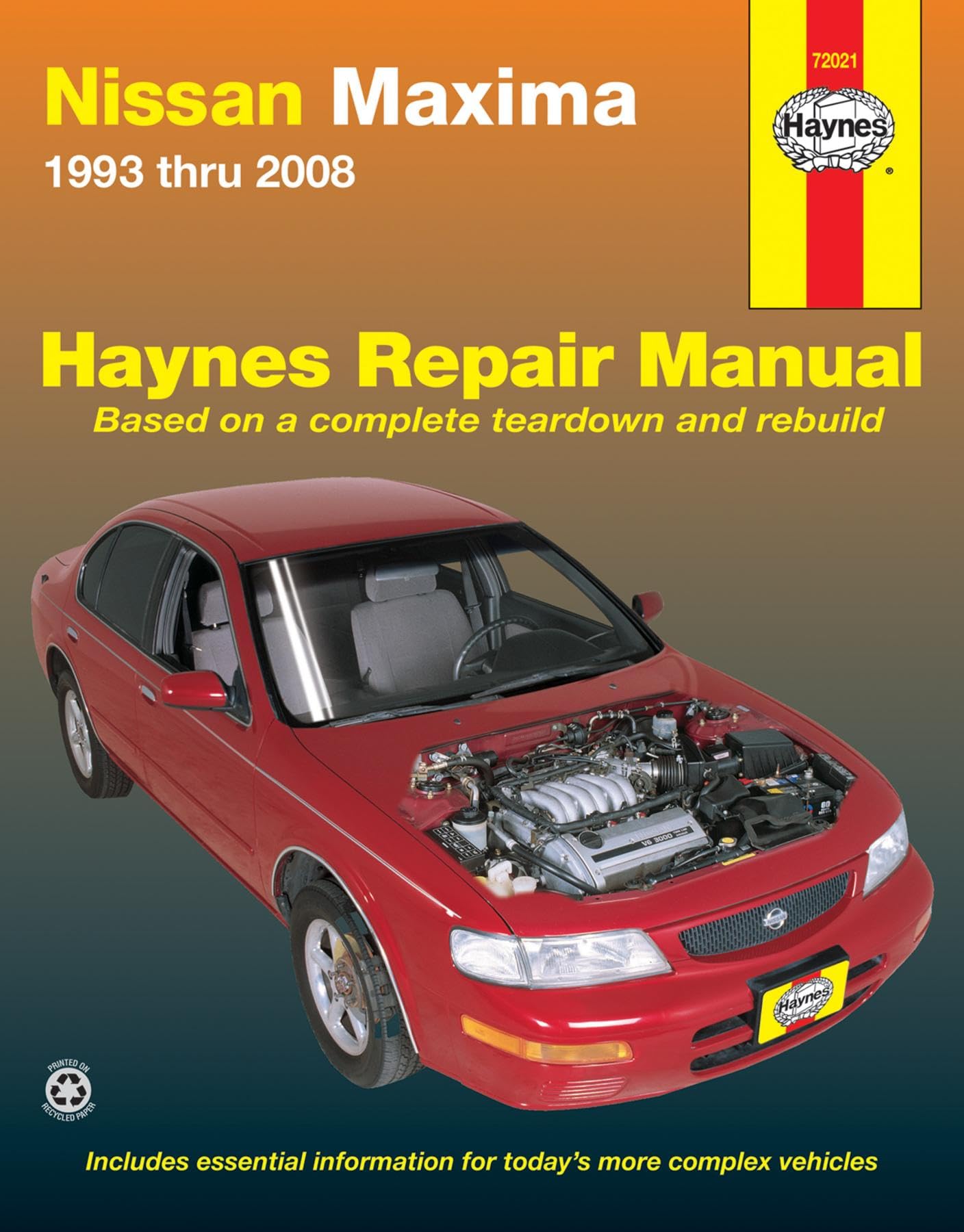 Nissan Maxima 1993 Thru 2008 Haynes Repair Manual (Hayne's Automotive Repair Manual) Hobbies & Crafts