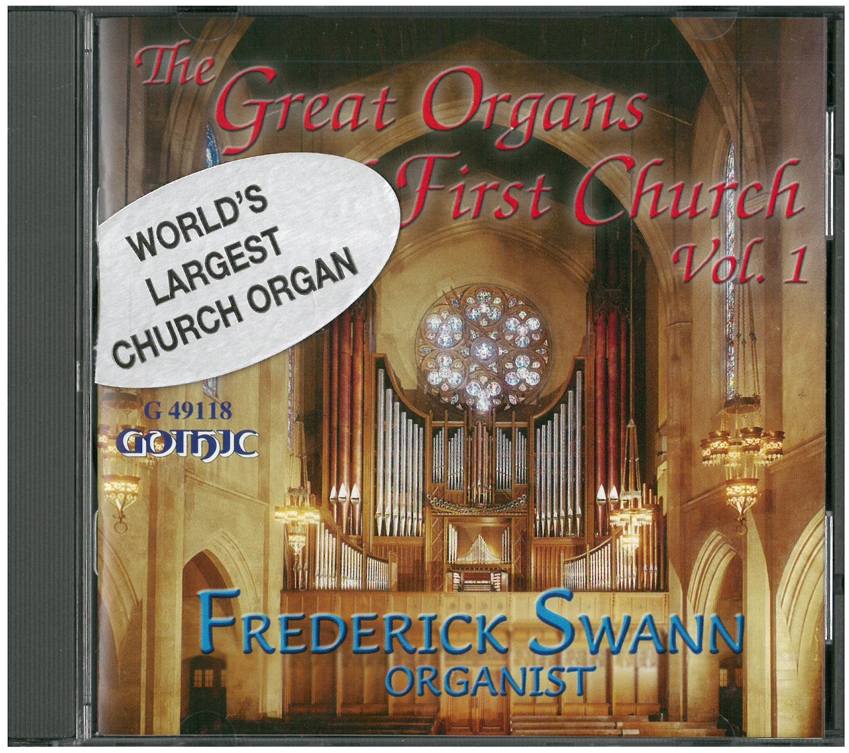 Great Organs of First Church,Vol.1 Classical