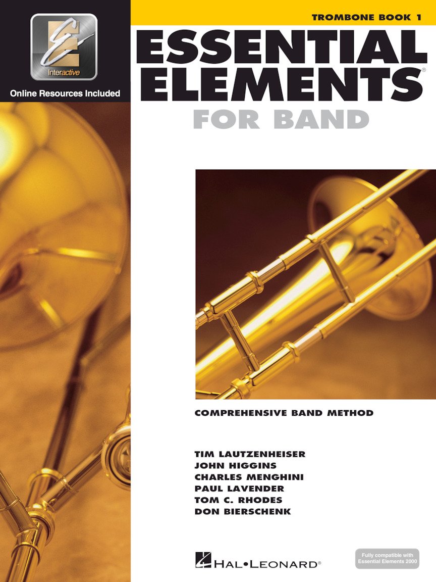 Essential Elements for Band - Trombone Livre 1 Recueil de Chansons avec Ressources EEi en ligne | Méthode Trombone et Partition Musicale pour Élèves et Professeurs | Formation Orchestrale Complète book