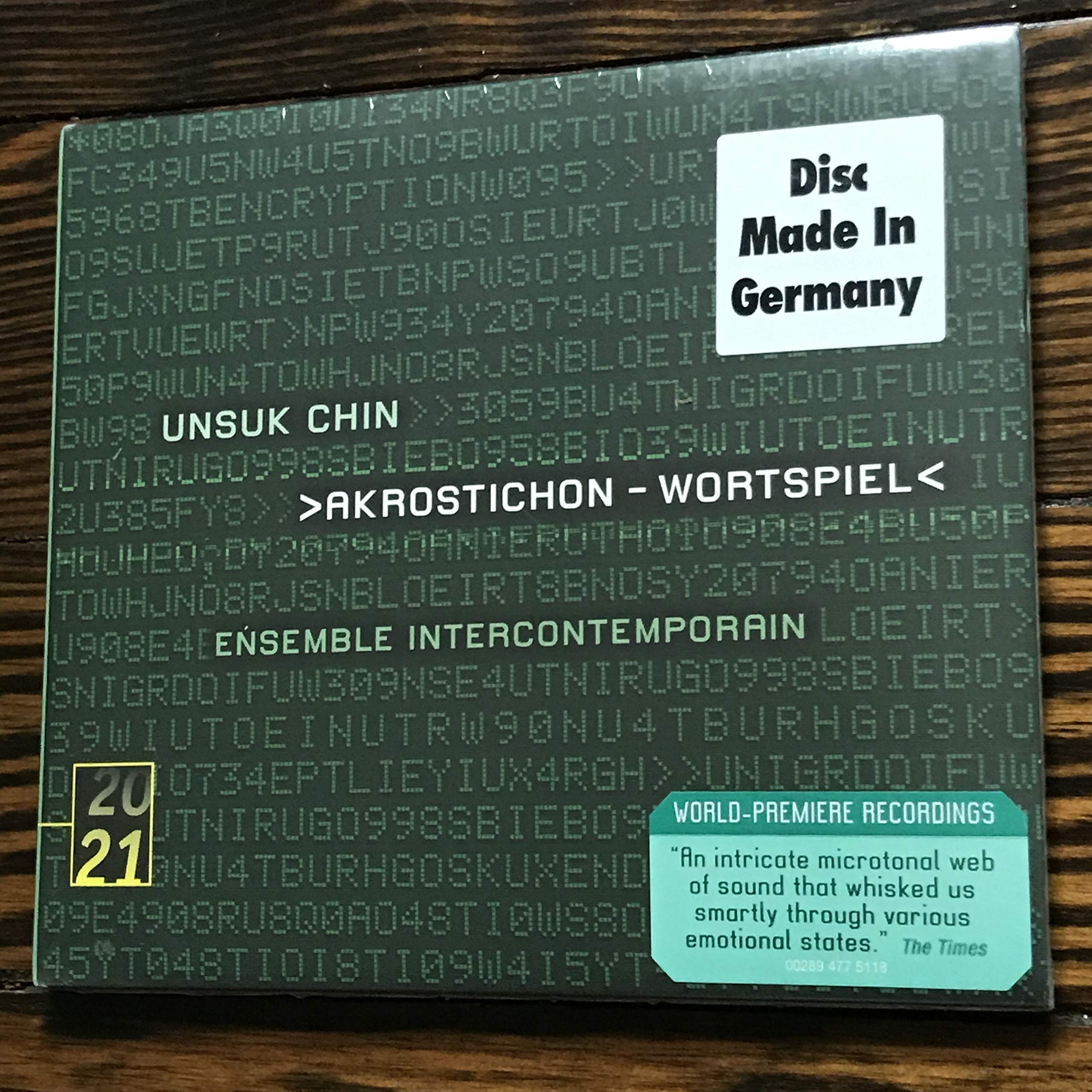 Akrostichon-Wortspiel/Doppelkonzert/XI/+ Classical