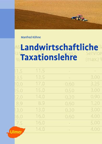 Landwirtschaftliche Taxationslehre Natural Sciences