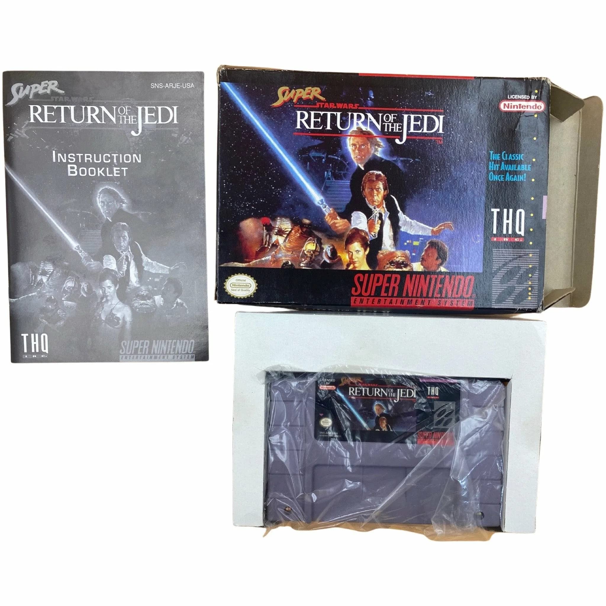 Star Wars Return of the Jedi SNES Super Nintendo Entertainment PAL Version Older Consoles