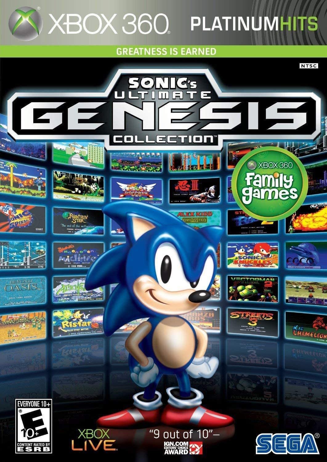 Sega of America 68034 SONIC &Apos; s Ultimate Genesis COLLECTION - XBOX 360 game