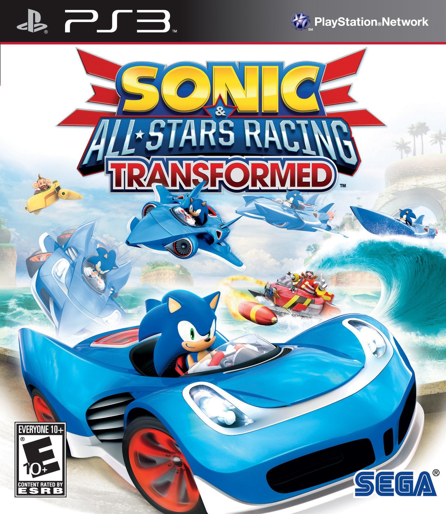 Sonic & All-Stars Racing Transformed - PlayStation 3 by Sega game