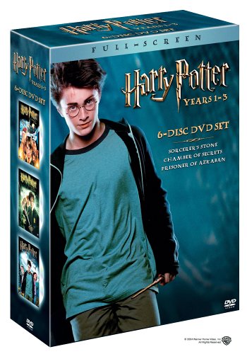 Harry Potter - Years 1-3 Collection (Harry Potter and the Sorcerer's Stone/Harry Potter and the Chamber of Secrets/Harry Potter and the Prisoner of Azkaban) (6-Disc DVD Set) (Full Screen Edition) Movies