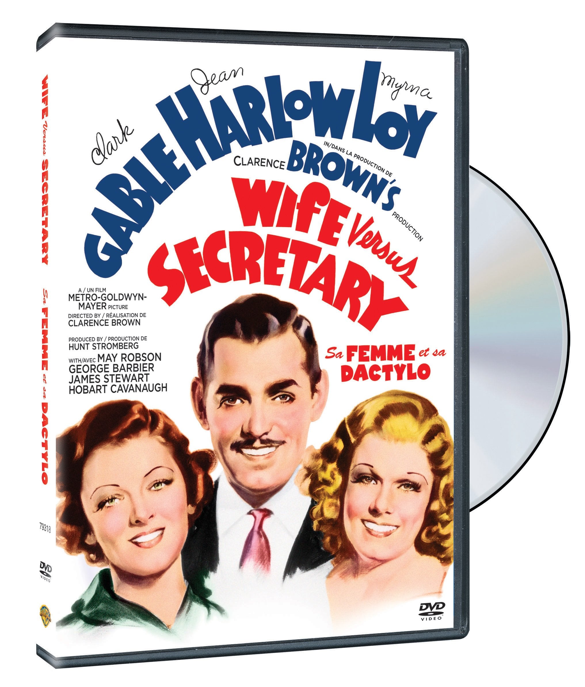Wife Vs. Secretary DVD (1936) Clark Gable - Myrna Loy - Jean Harlow Movies