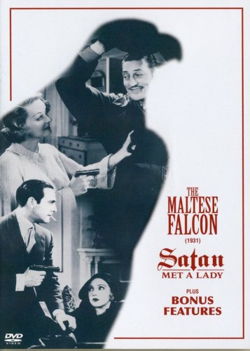 The Maltese Falcon (1931) & Satan Met a Lady (1936) - Authentic Region 1 DVD from Warner Brothers starring Bette Davis, Warren William, Bebe Daniels & Ricardo Cortez. BONUS DISC INCLUDED. dvd