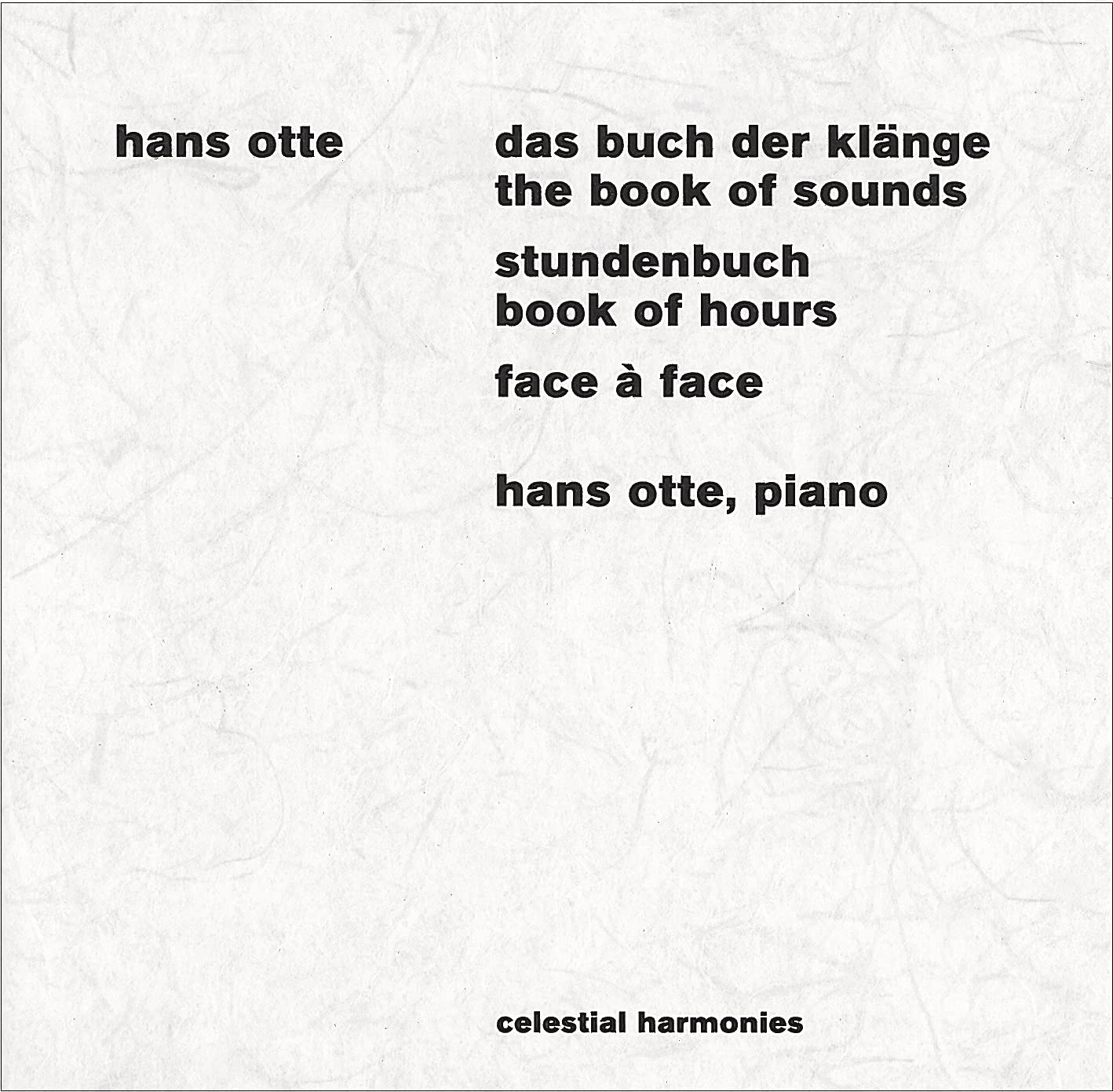 Das Buch der Klänge / Stundenbuch / Face à Face Classical