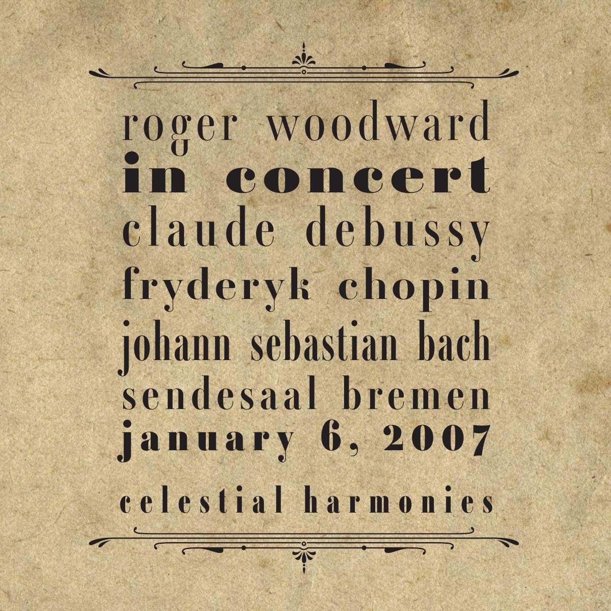 Roger Woodward In Concert Classical
