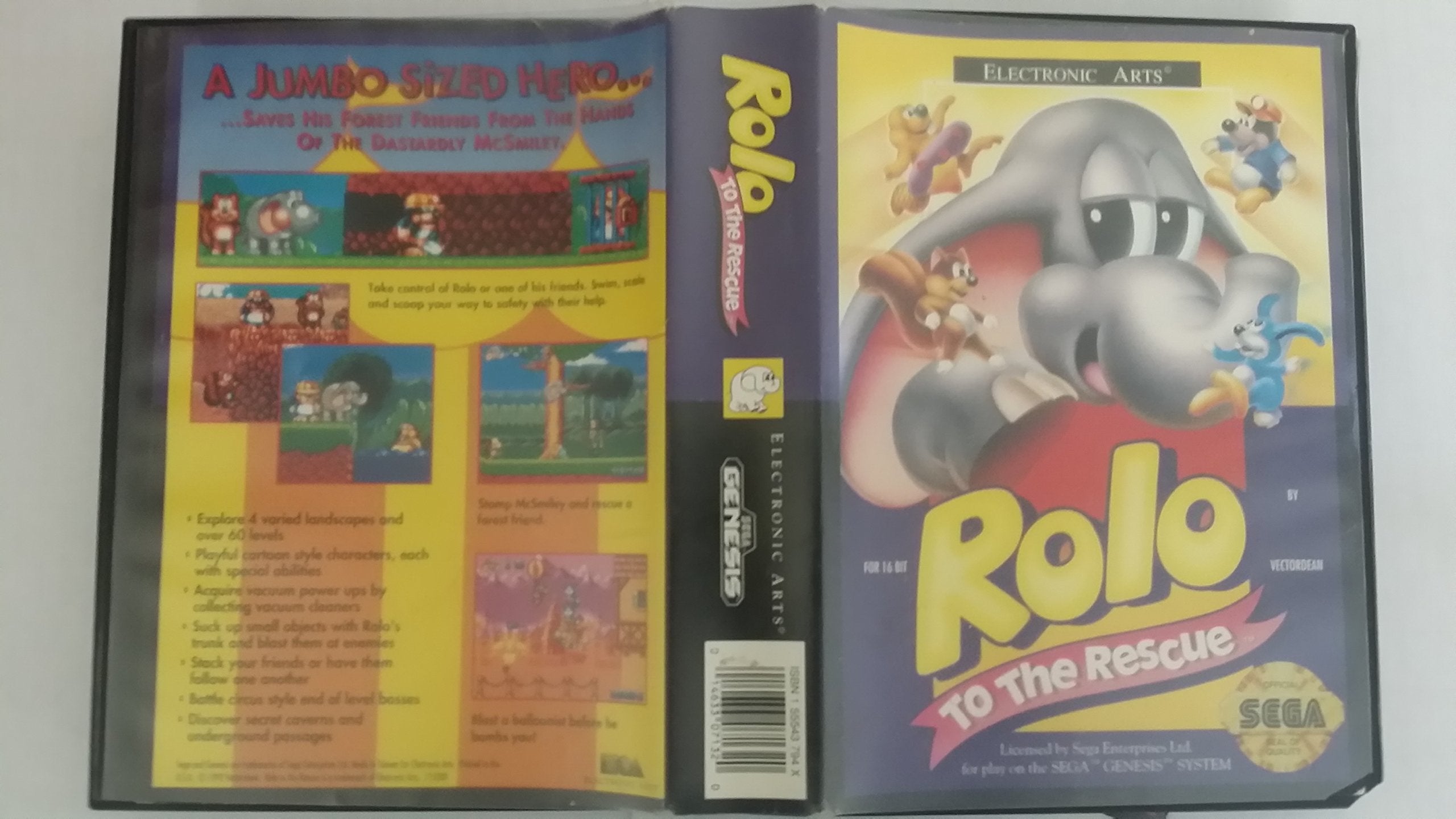 rolo to the rescue sur sega megadrive genesis game