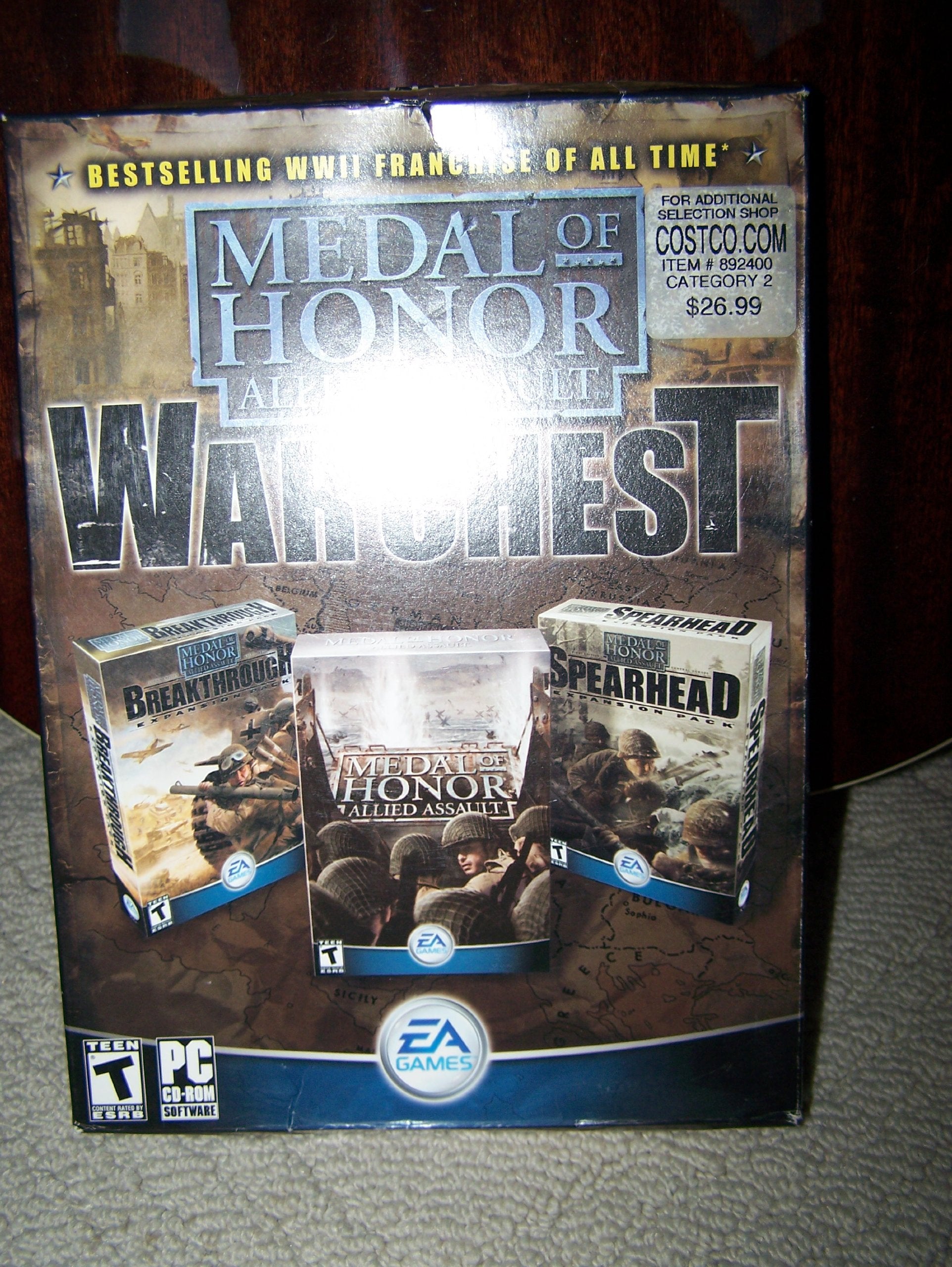 Medal of Honor Allied Assault War Truhe, PC PC