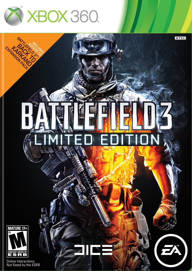 Battlefield 3 - Limited Edition - Xbox 360(US Version imported by uShopMall U.S.A.) Xbox 360