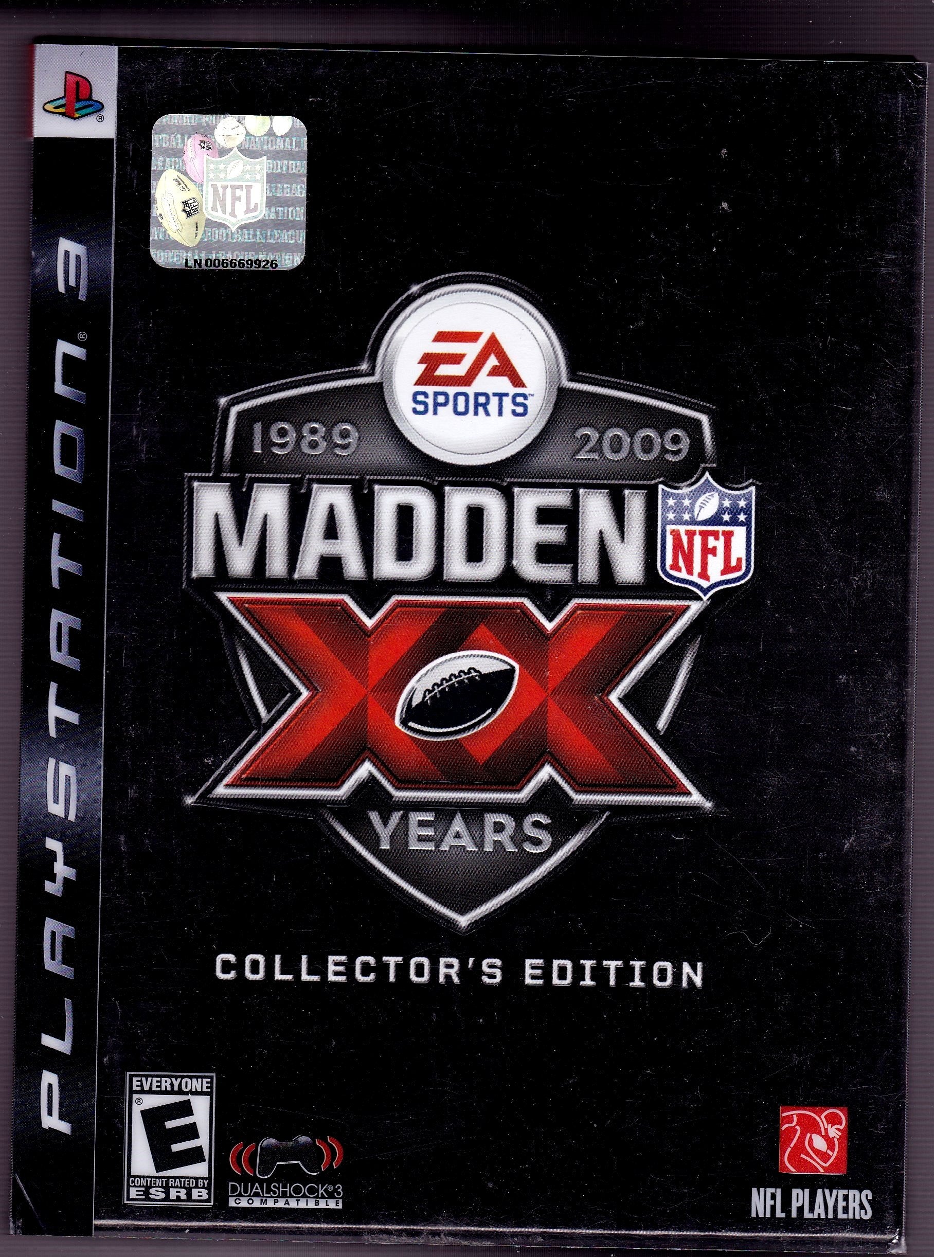 Madden NFL 09 20th Anniversary Collectors Edition PlayStation 3