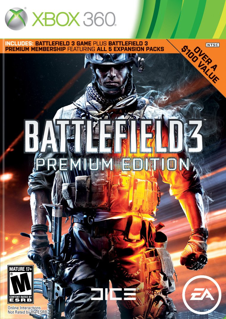 Battlefield 3 Premium Edition(street 9-11-12) Xbox 360
