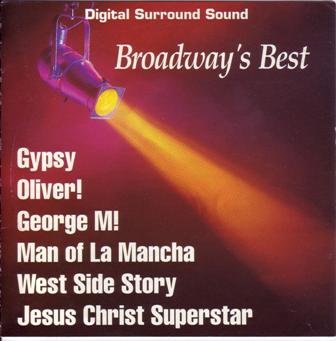 Broadway's Best/Gypsy, Oliver! George M! Man of La Mancha, West Side Story, Jesus Christ Superstar cd
