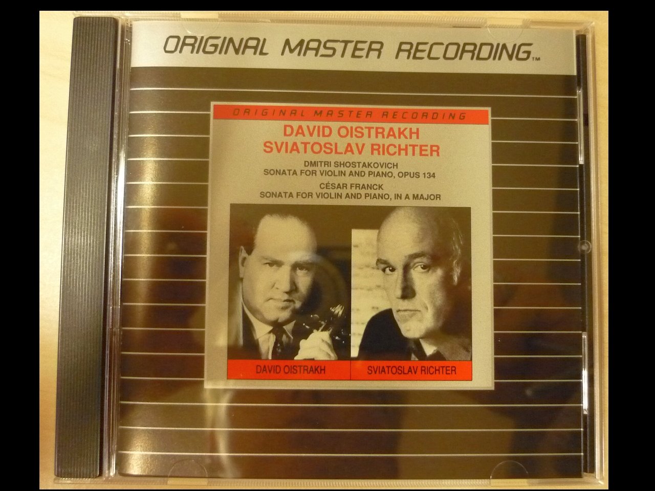 David Oistrakh Sviatoslav Richter - Sonata for Violin and Piano MFSL CD Music