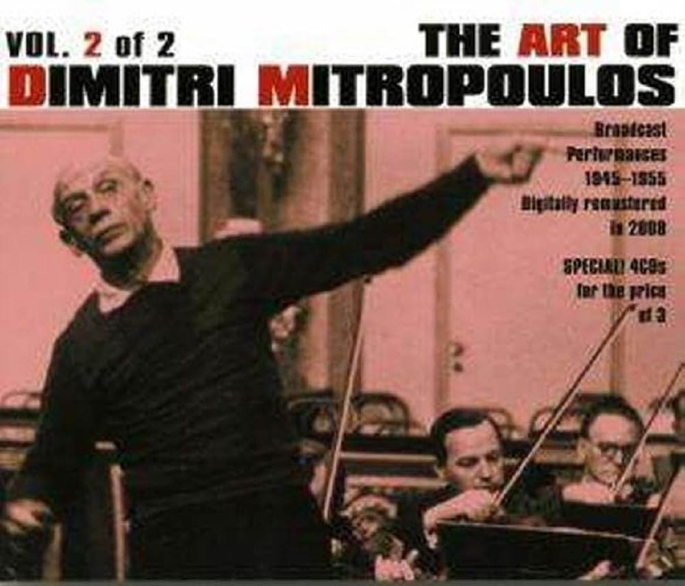 The Art of Dimitri Mitropoulos, Vol. 2 (1945-1955) cd
