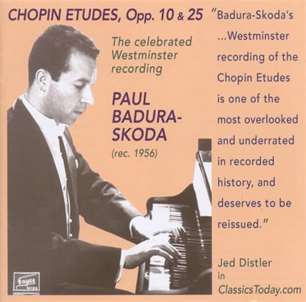 Chopin : Études Op. 10, 25. Badura Skoda. Classical