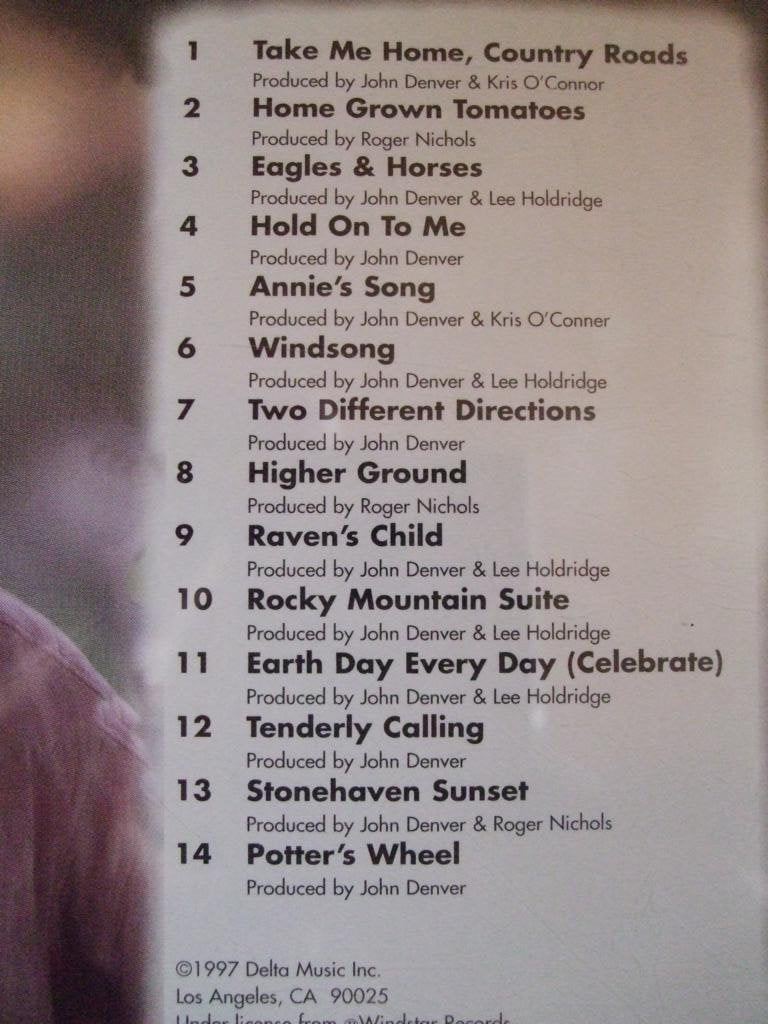 Country Roads-Very Best of Joh Country & Folk