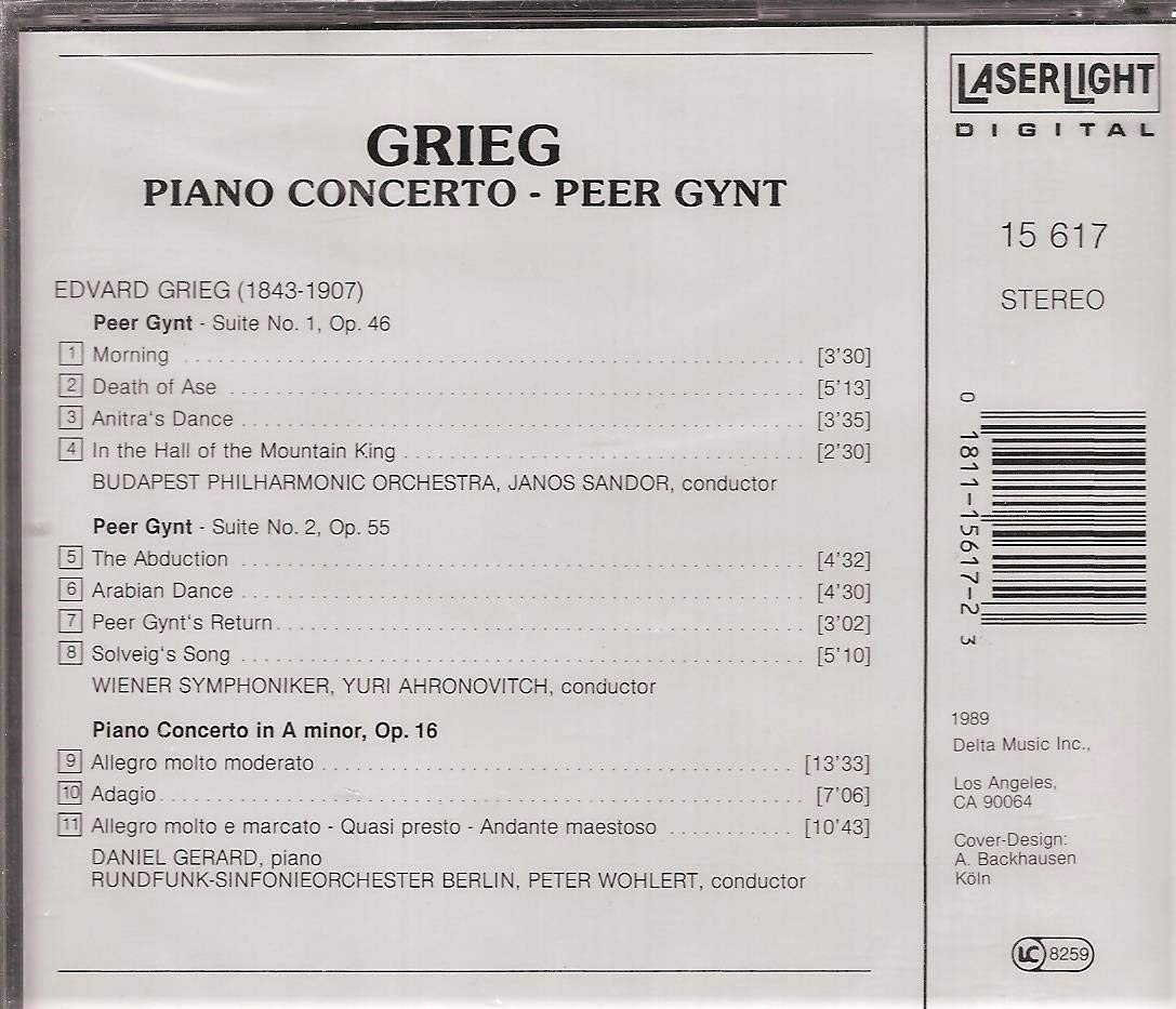Classical Favorites 8: Grieg Piano Concerto Classical