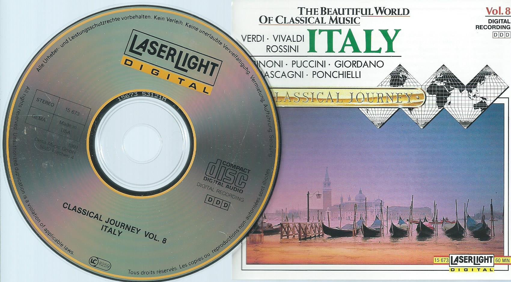 Beautiful World of Classical Music 8: Italy Classical