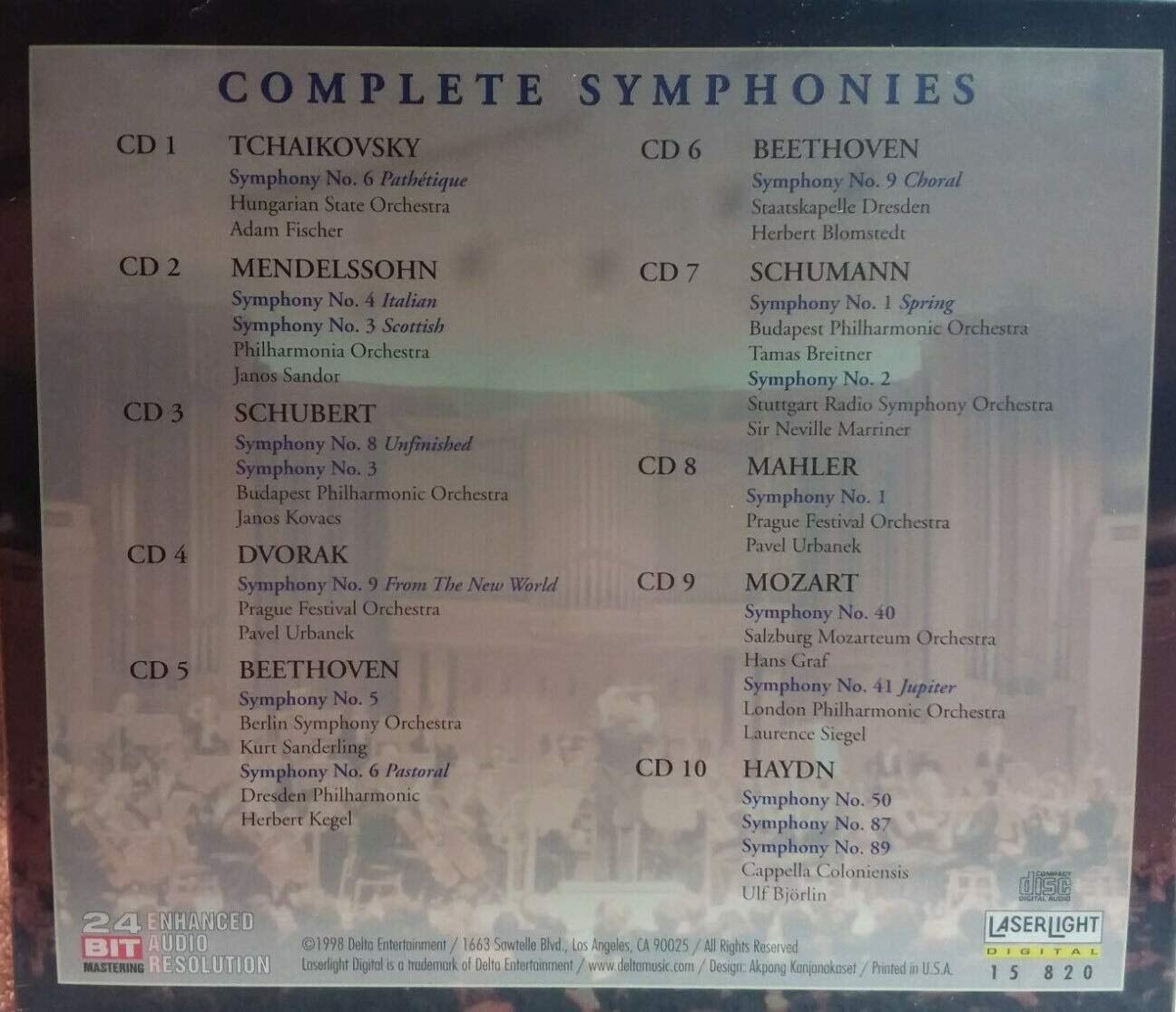 The World of Symphony Vol.1-10 Classical