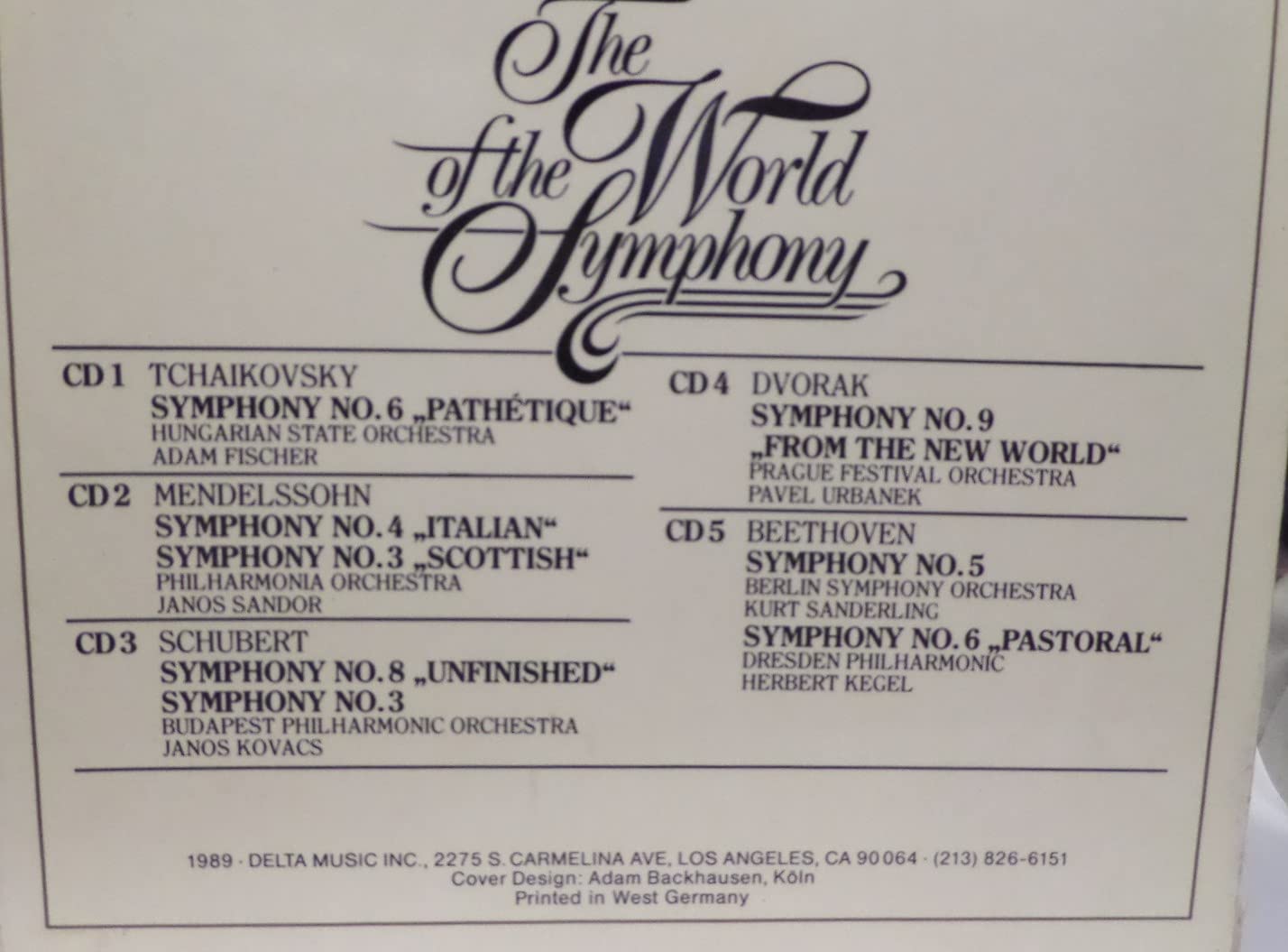 World of Symphony 5: Symphonies 5 & 6 Classical