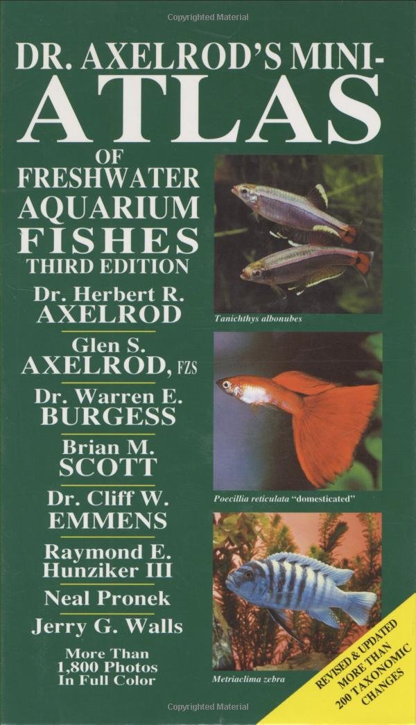 Dr. Axelrod's Mini-Atlas of Freshwater Aquarium Fishes book