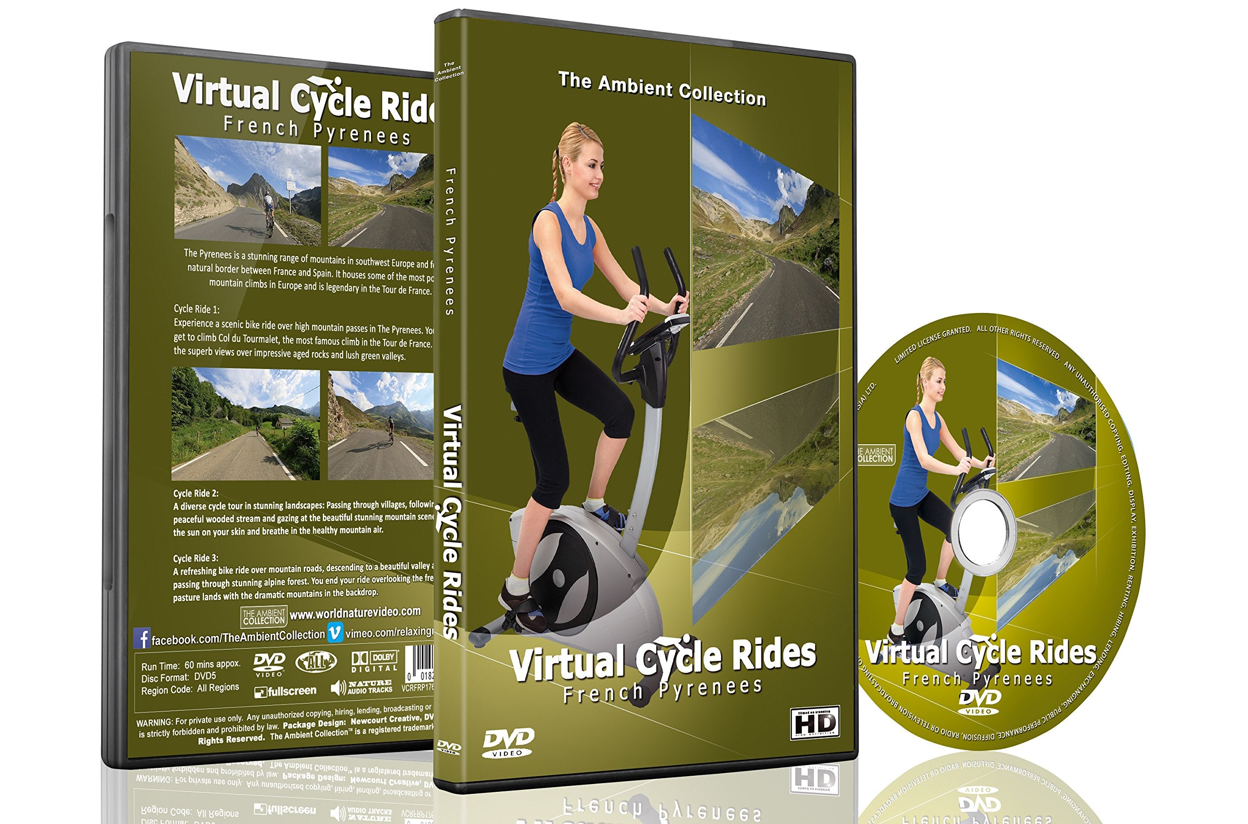 Virtuelle Fahrradstrecken – Französische Pyrenäen – Für Indoor Radfahren, Laufband und Laufworkouts Movies