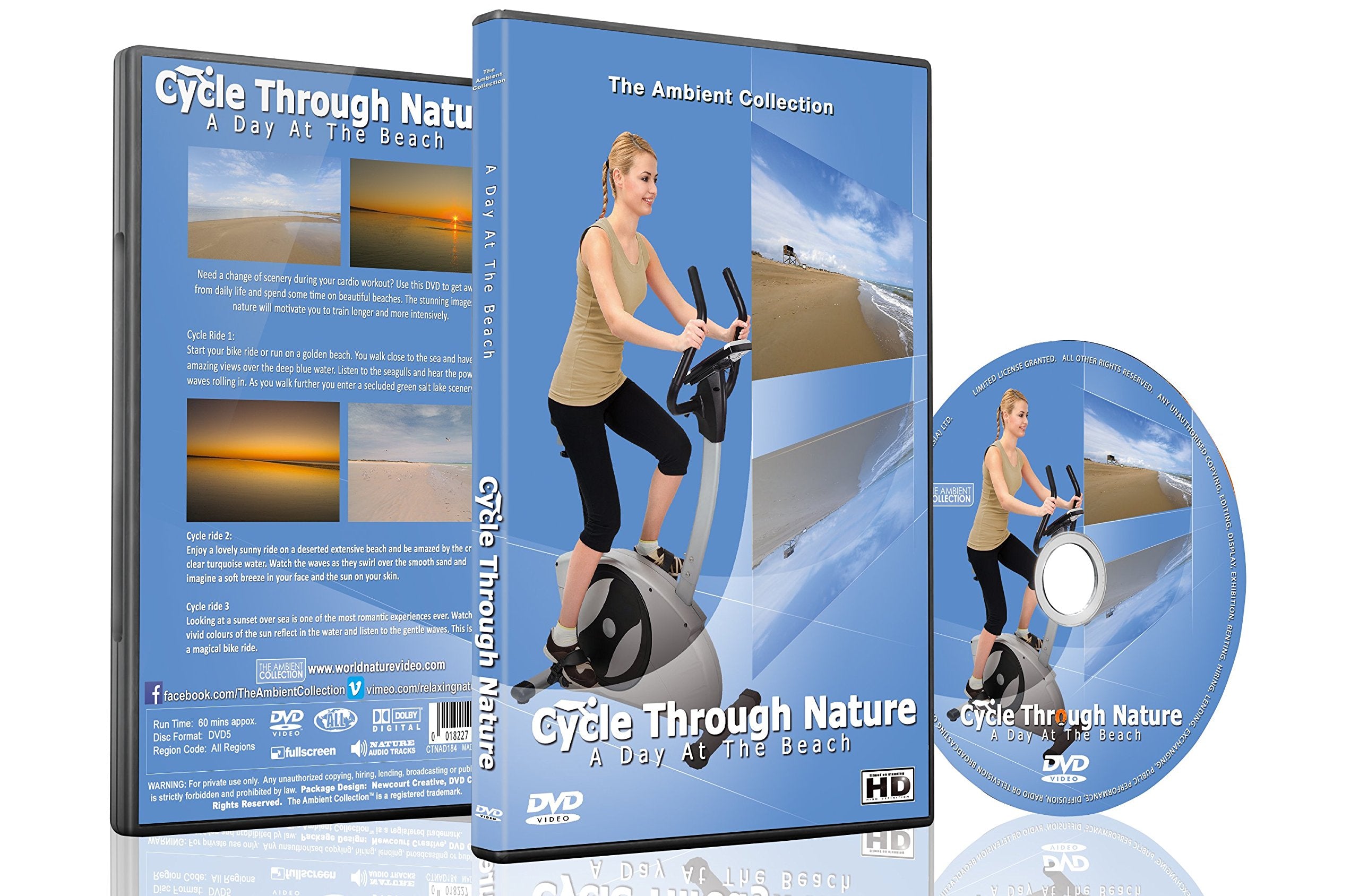 Radfahren durch die Natur – Ein Tag am Strand - Für Indoor Cycling, Laufband und Laufworkouts Movies