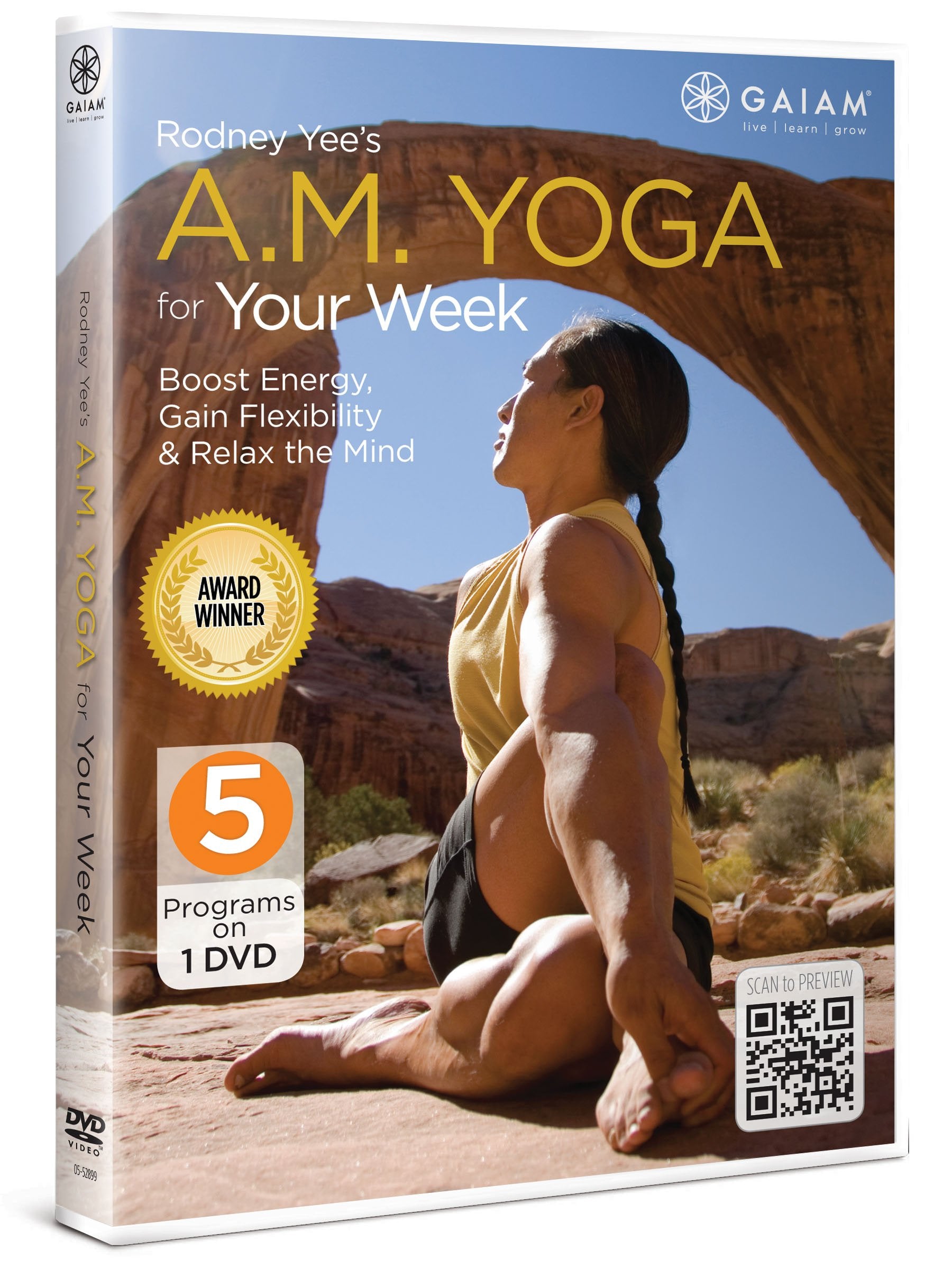A.M. Yoga for Your Week (2008) Rodney Yee; Gaiam (japan import) Films