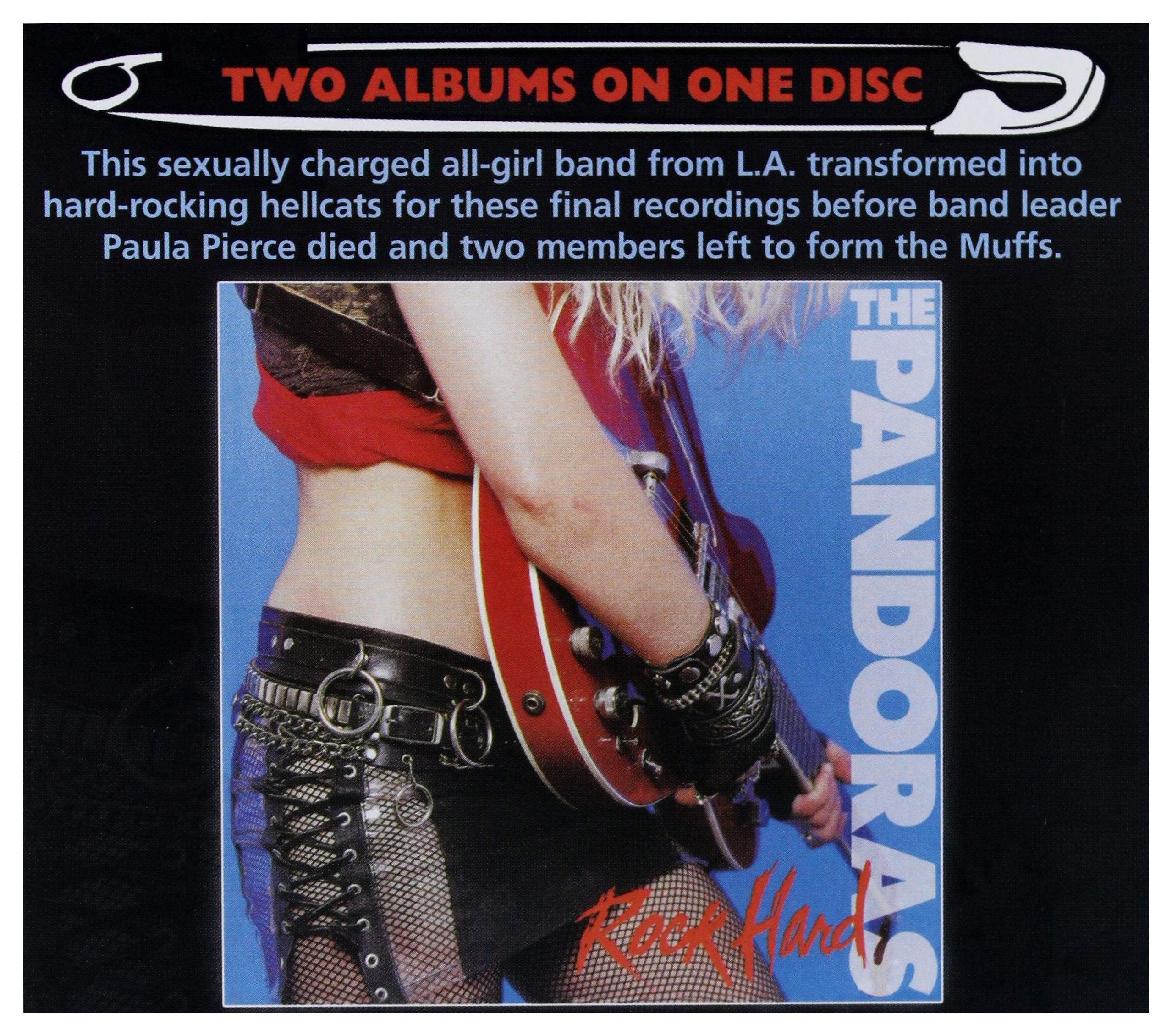 Pandoras - Rock Hard+Live Nymphomania cd