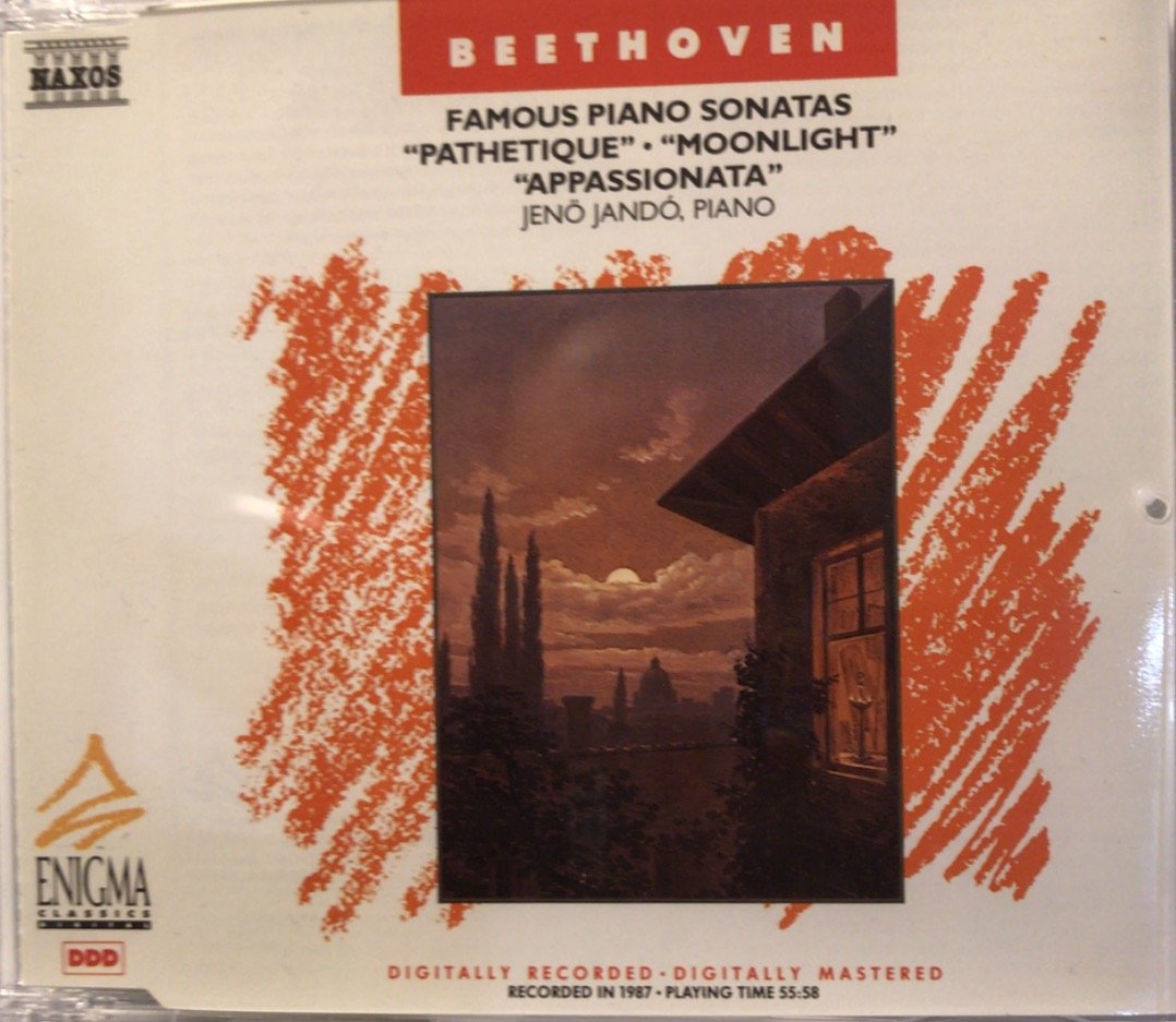 BEETHOVEN - Bekannte Klavier Sonaten: Pathetique, Moonlight, Appassionata (US Import) Music