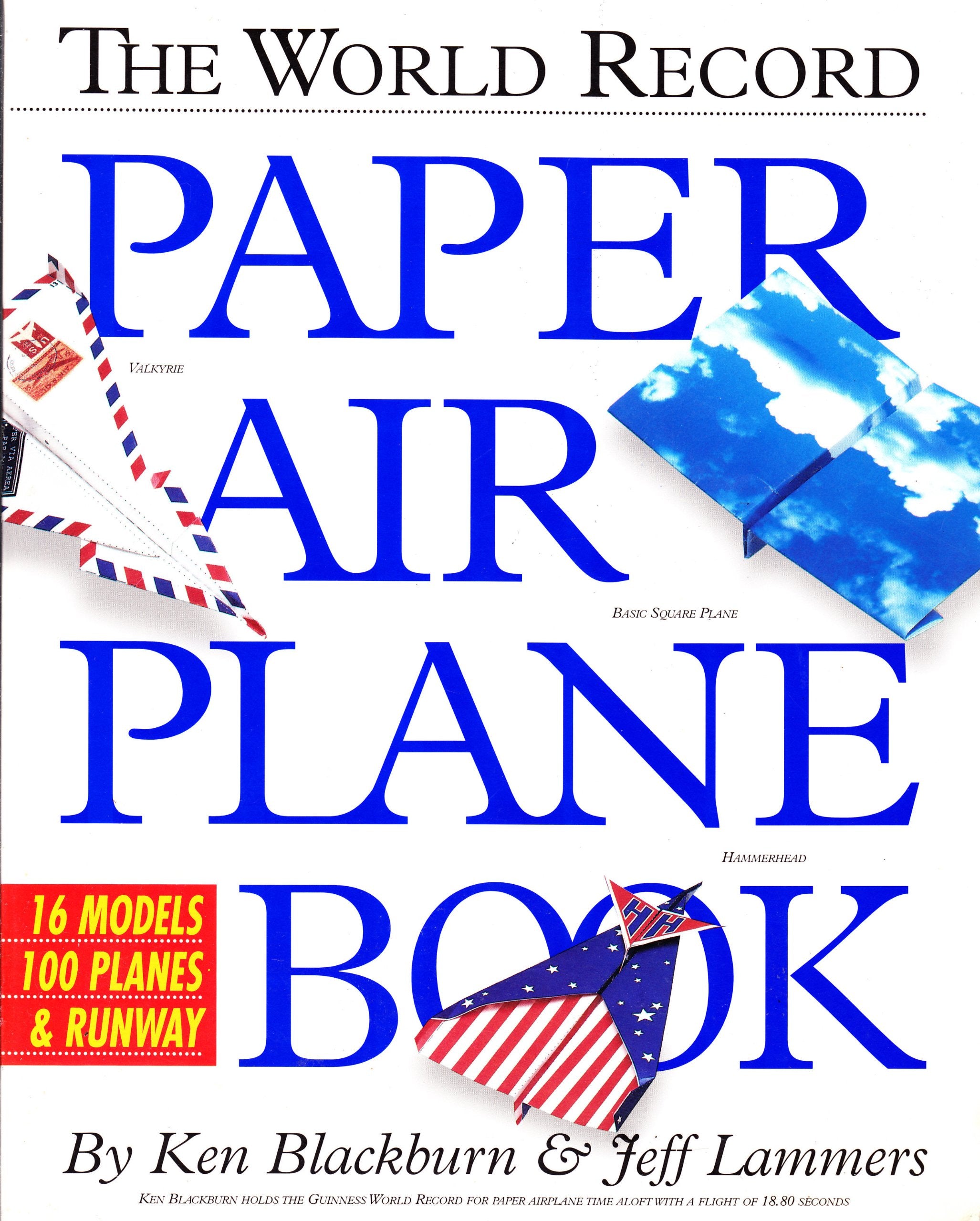 The World Record Paper Air Plane Book Hobbies & Crafts