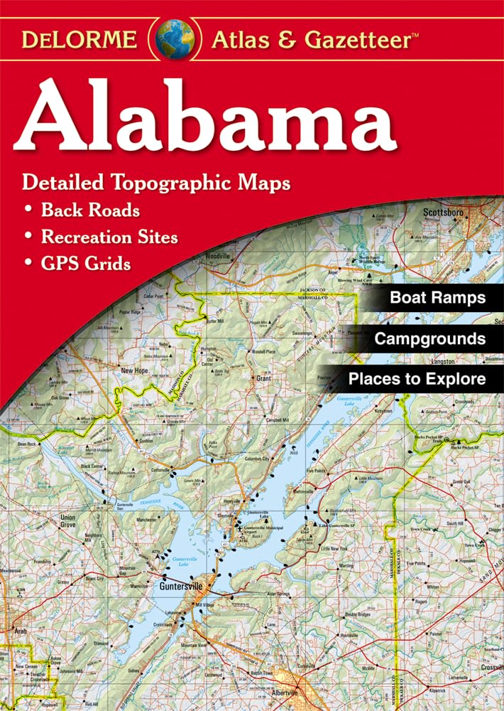 Delorme Alabama Atlas & Gazetteer (Delorme Atlas & Gazetteer) Leisure, Home & Garden