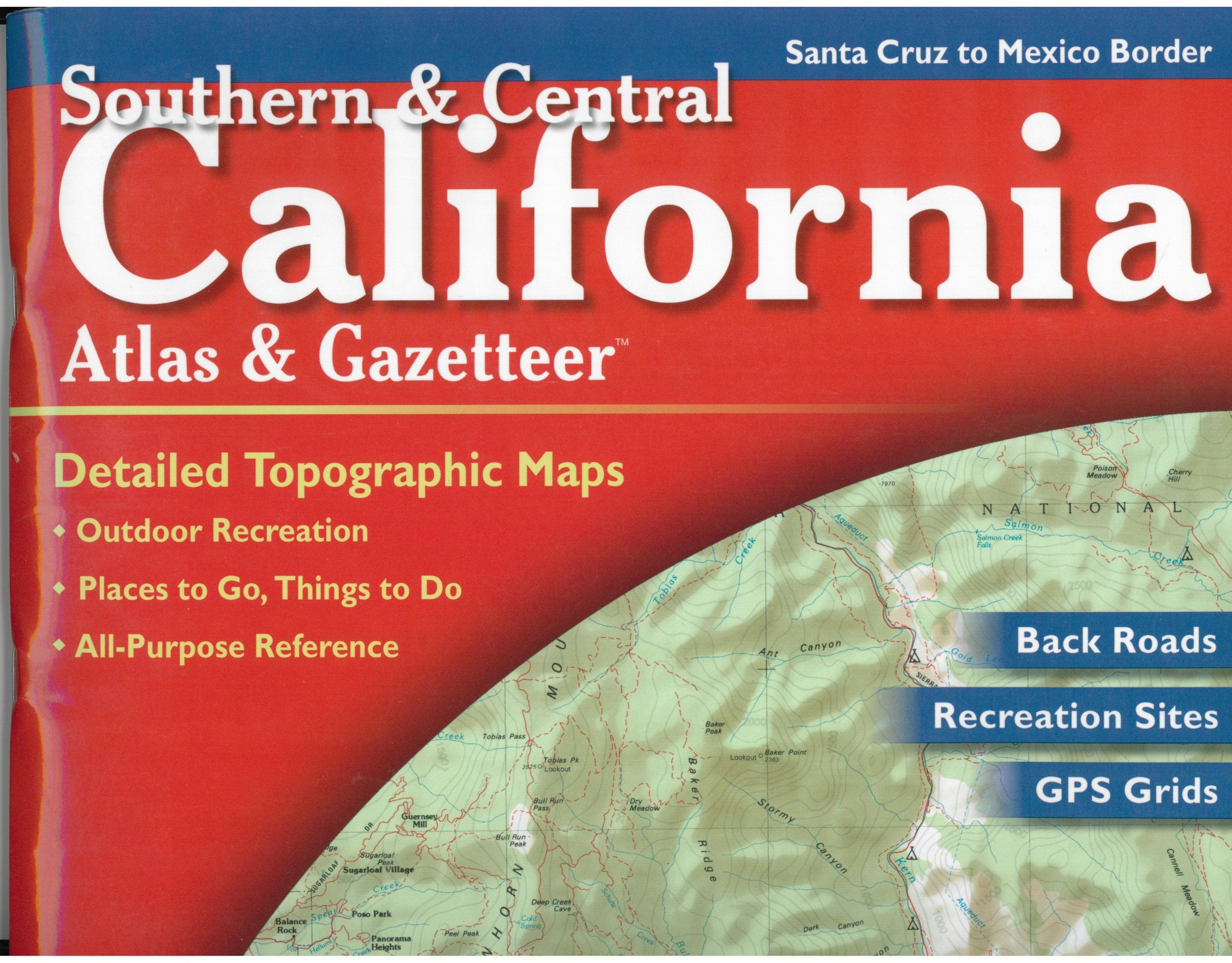Southern and Central California Atlas & Gazetteer (Delorme Atlas & Gazetteer) Learning & Reference