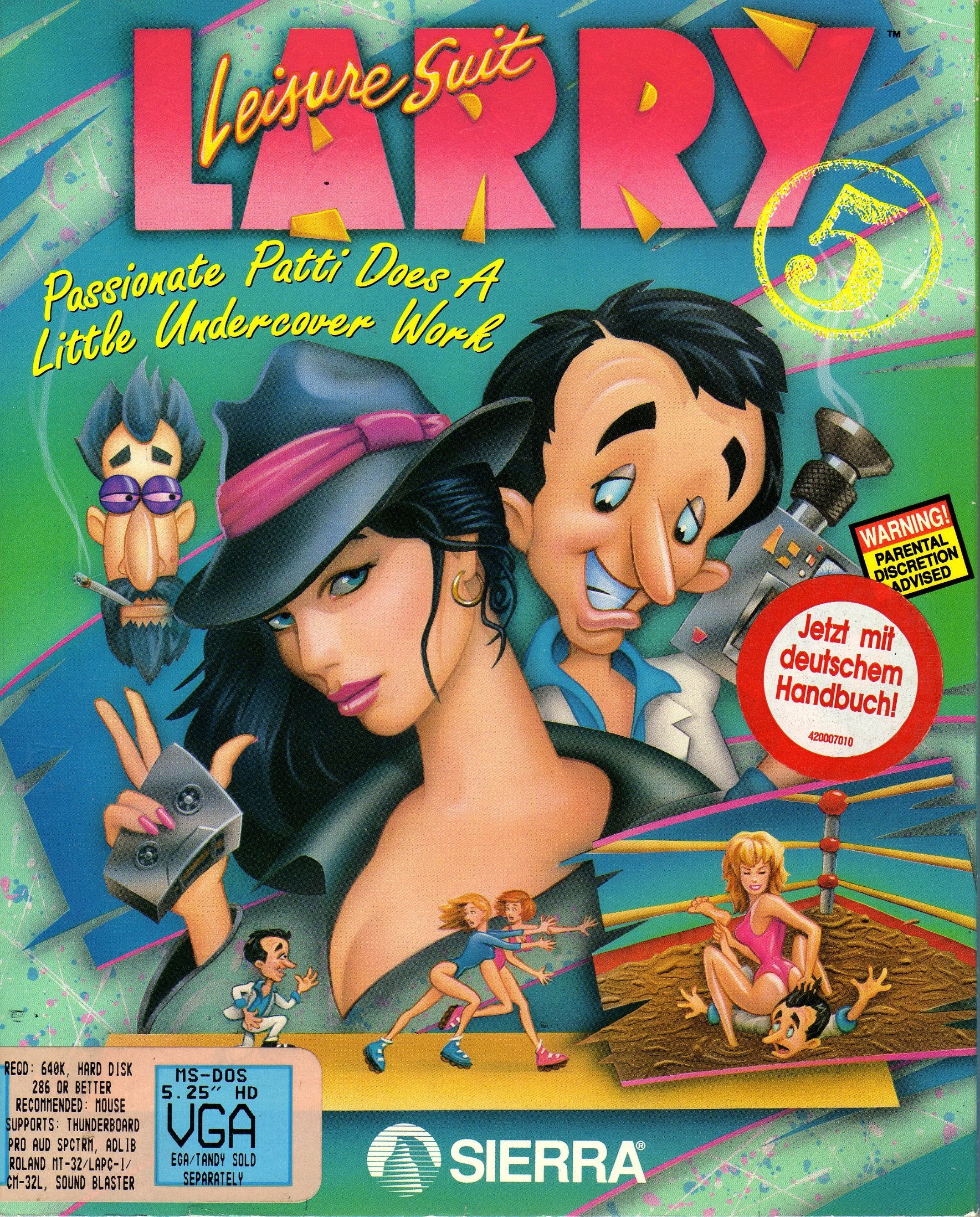 Leisure Suit Larry 5 - Passionate Patti Does A Little Undercover Work (5,25" Disketten) PC