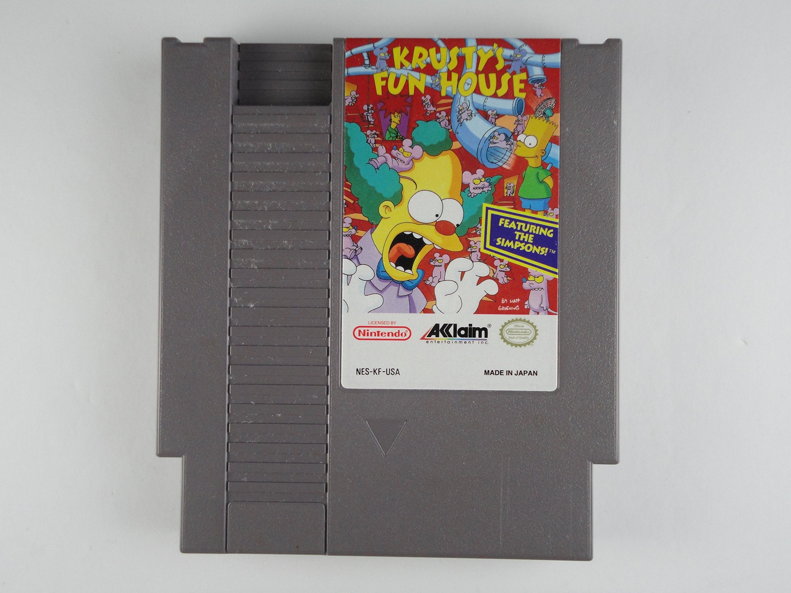 Krustys Fun House (Nintendo NES) Z3 oA gebr. Older Consoles