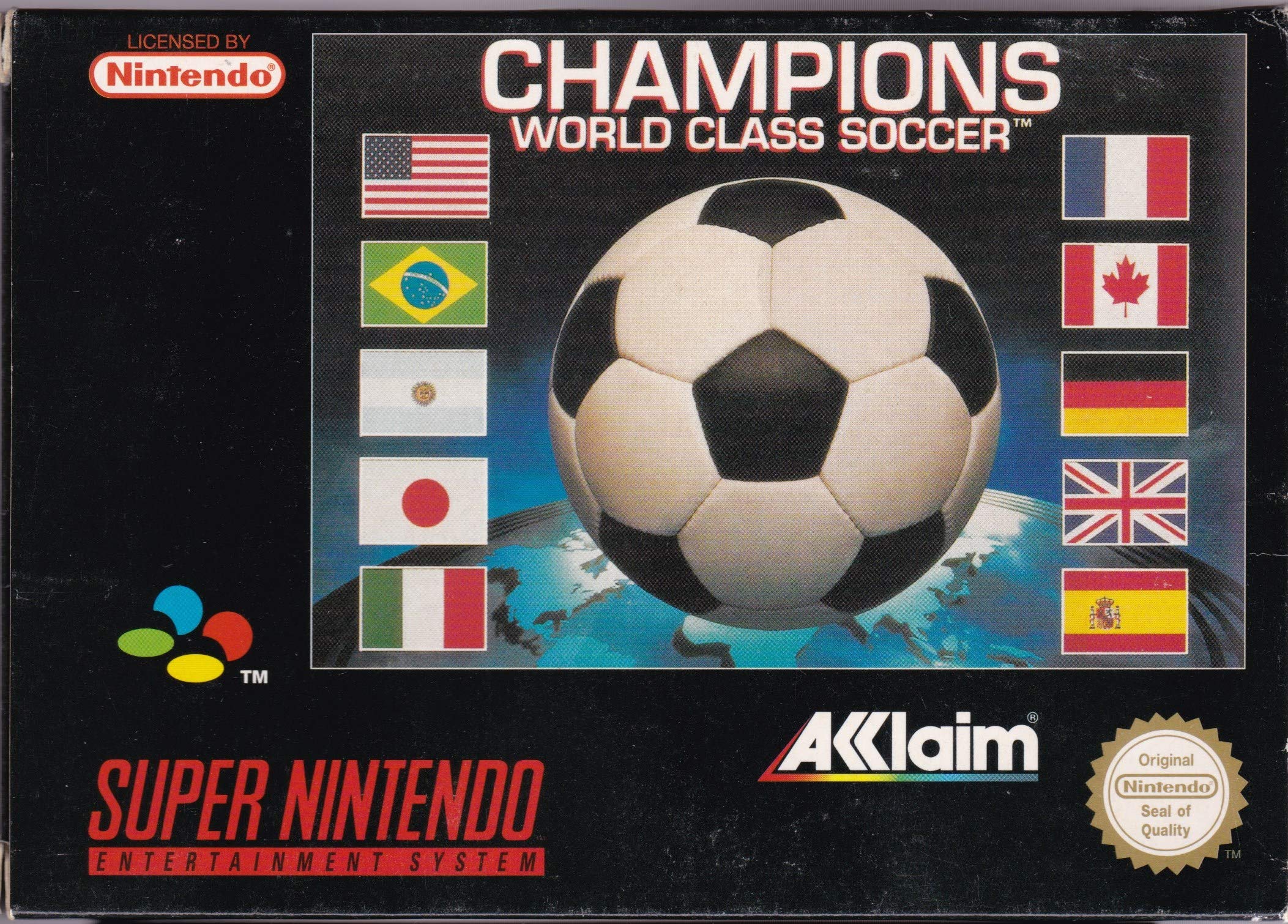 Champions world class soccer Endorsed by Ryan Giggs - Super Nintendo - PAL Older Consoles