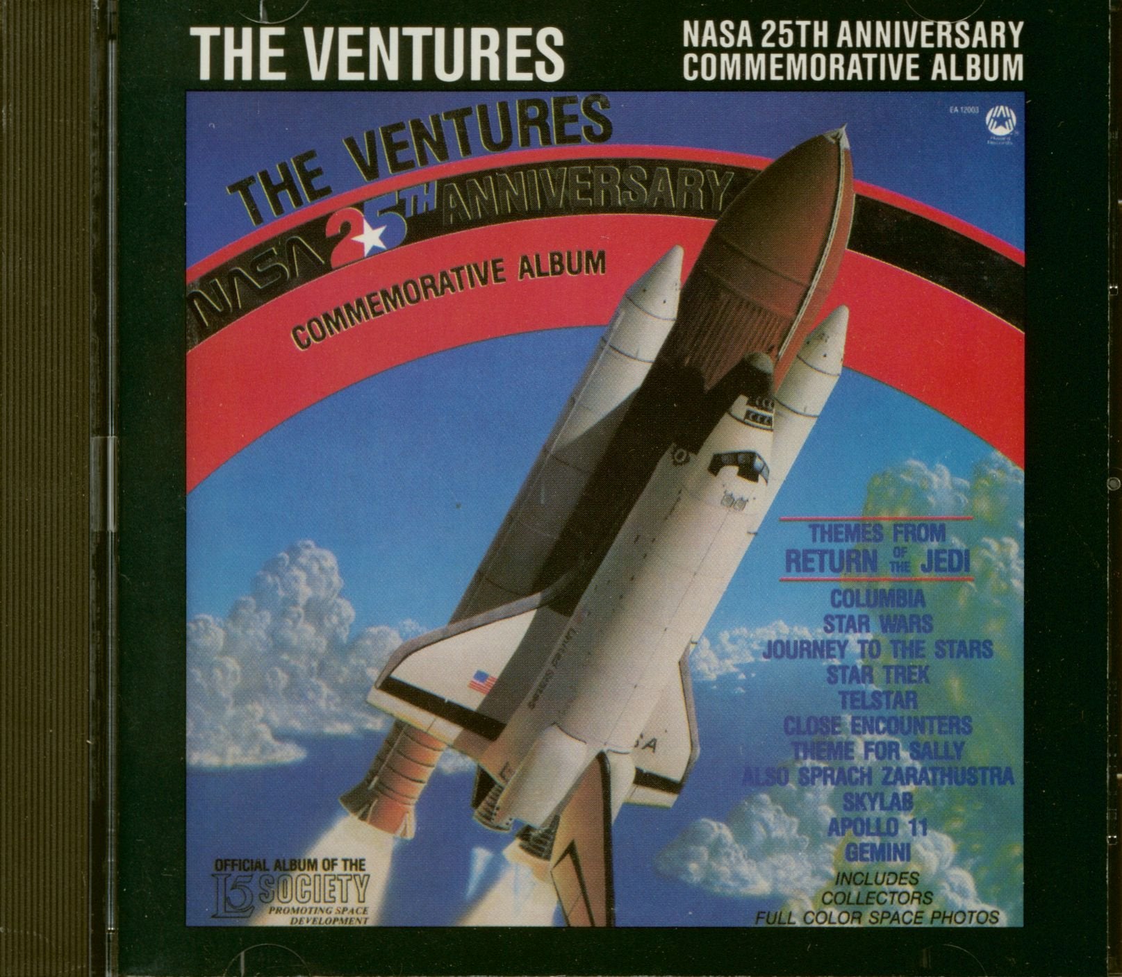 Nasa's 25th anniversary commemorative album Music