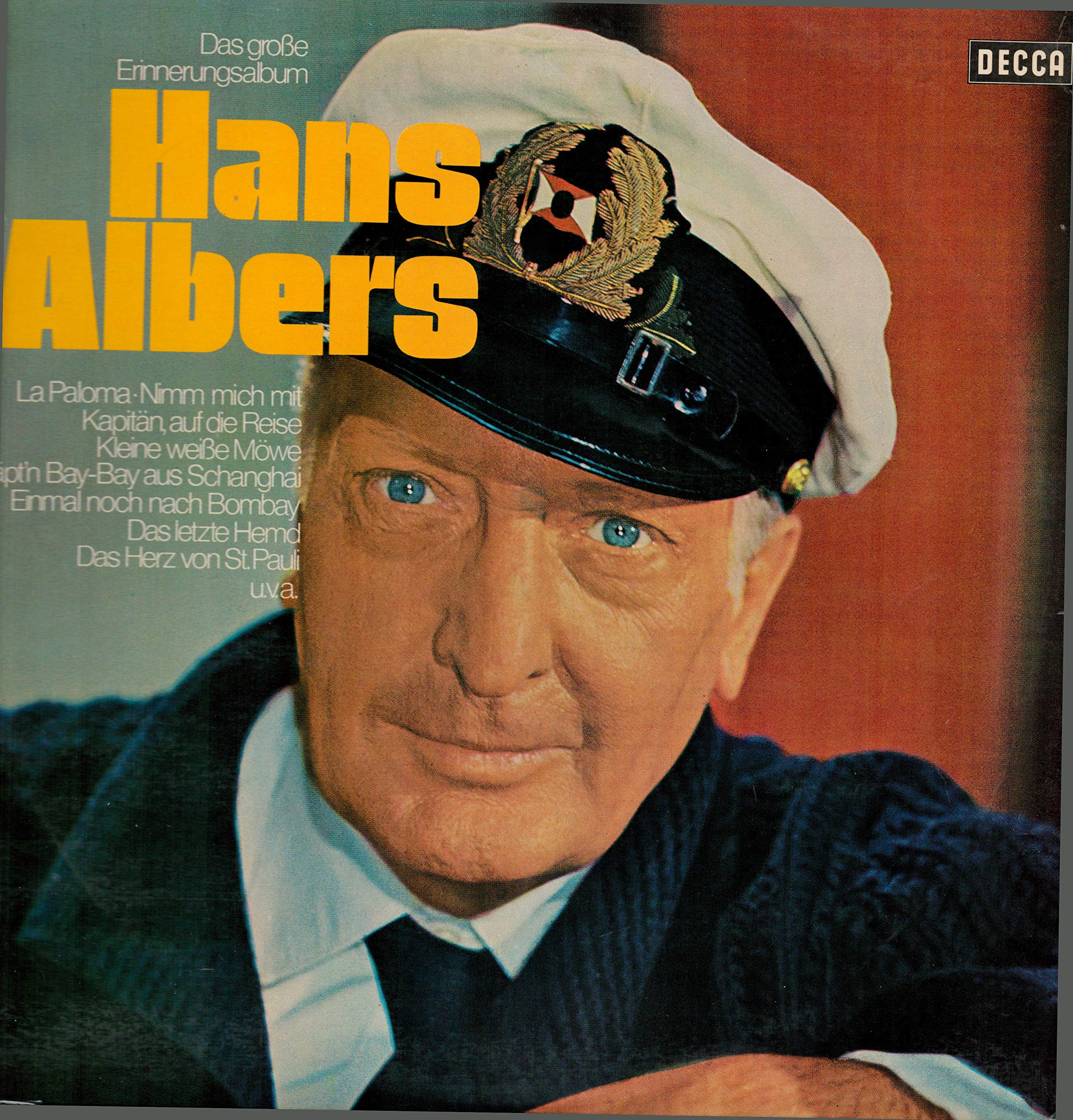 Albers, Hans / Das große Erinnerungsalbum / 1971 / Klapp-Bildhülle mit 2 LP / Decca 6.28119-1 und -2 / Deutsche Pressung / 12 Zoll Vinyl Doppel Langspiel Schallplatte DLP Music