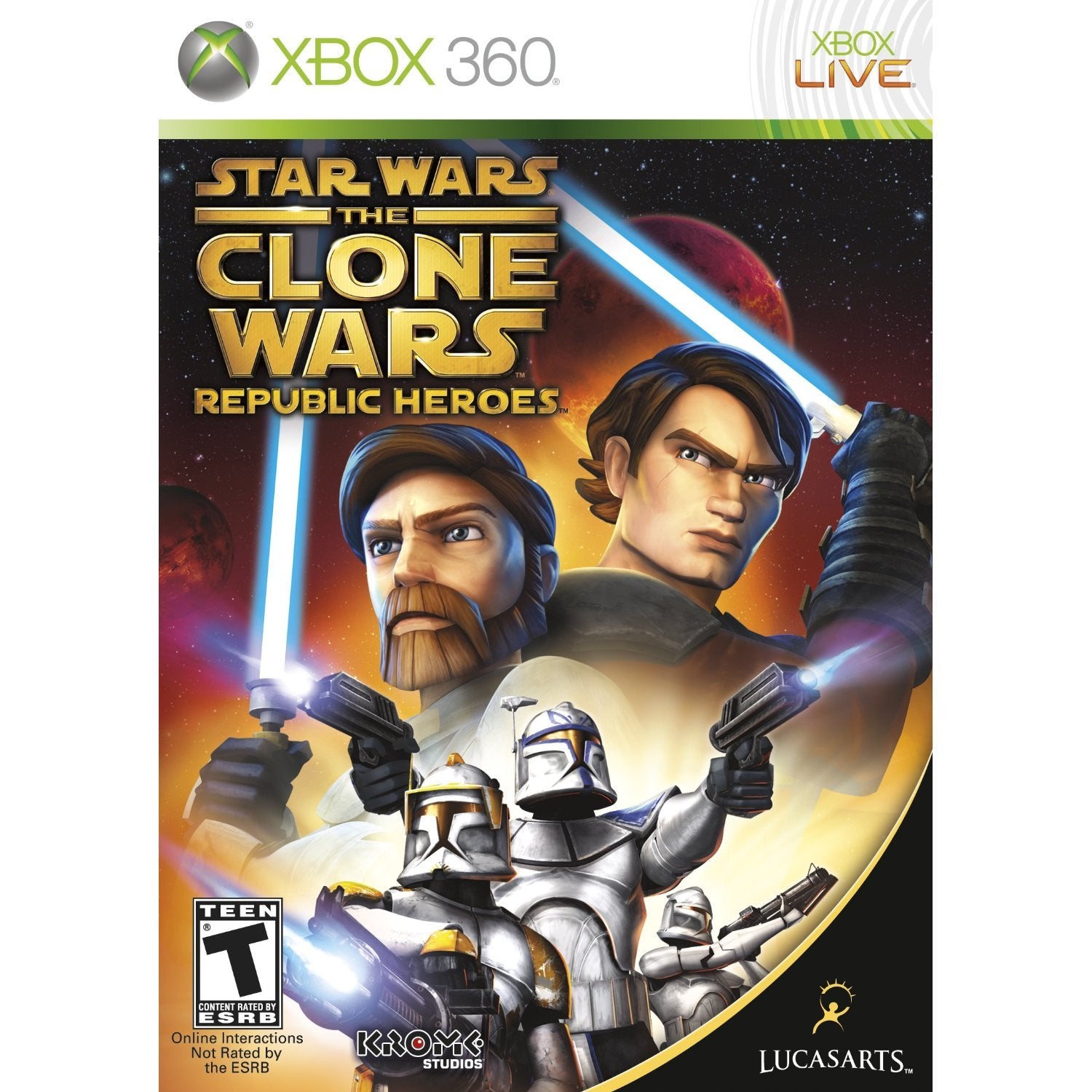 Star Wars the Clone Wars: Republic Heroes (XBOX 360) Xbox 360