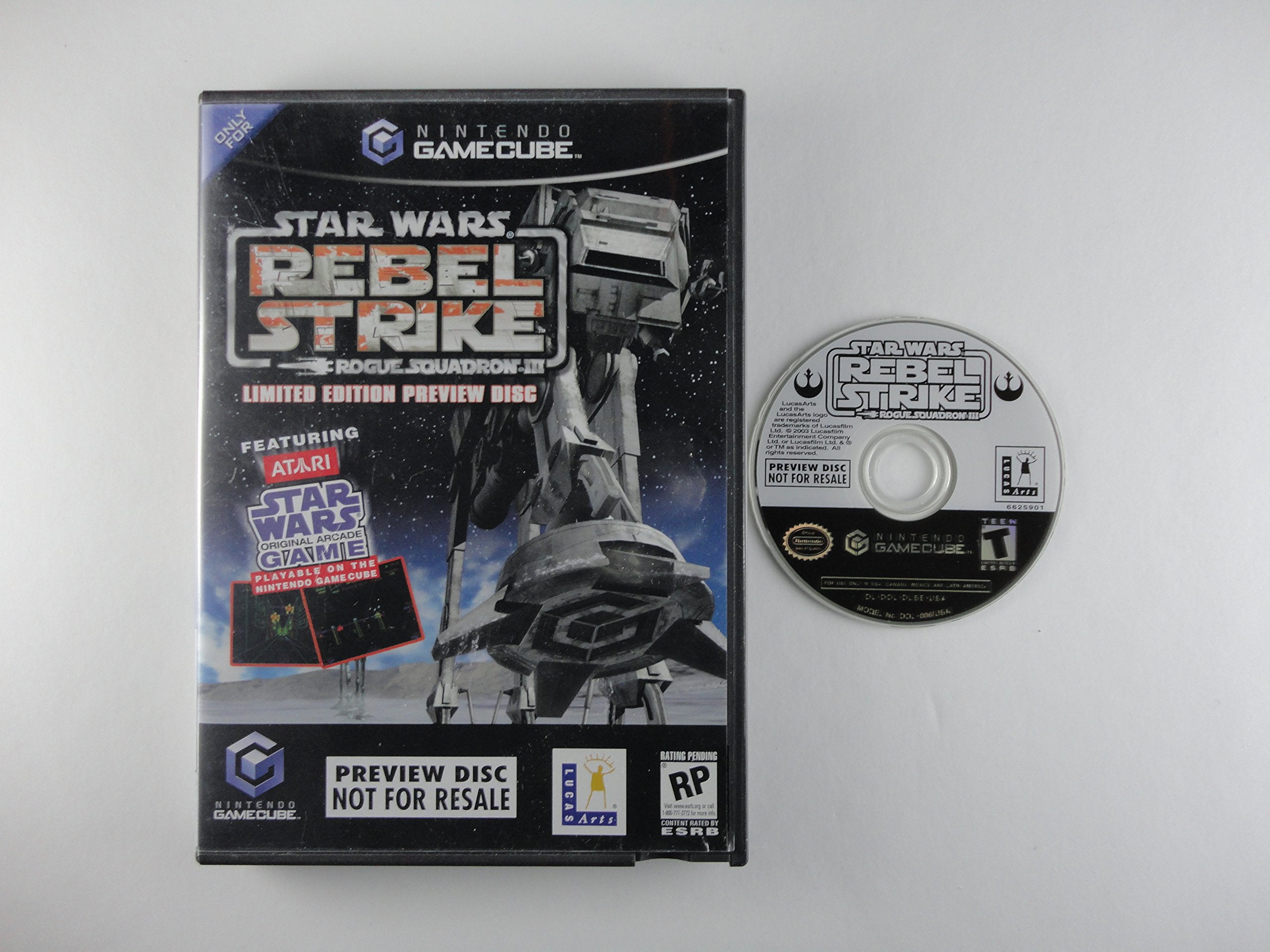 Star Wars Rebel Strike Rogue Squadron III Nintendo Gamecube US Games