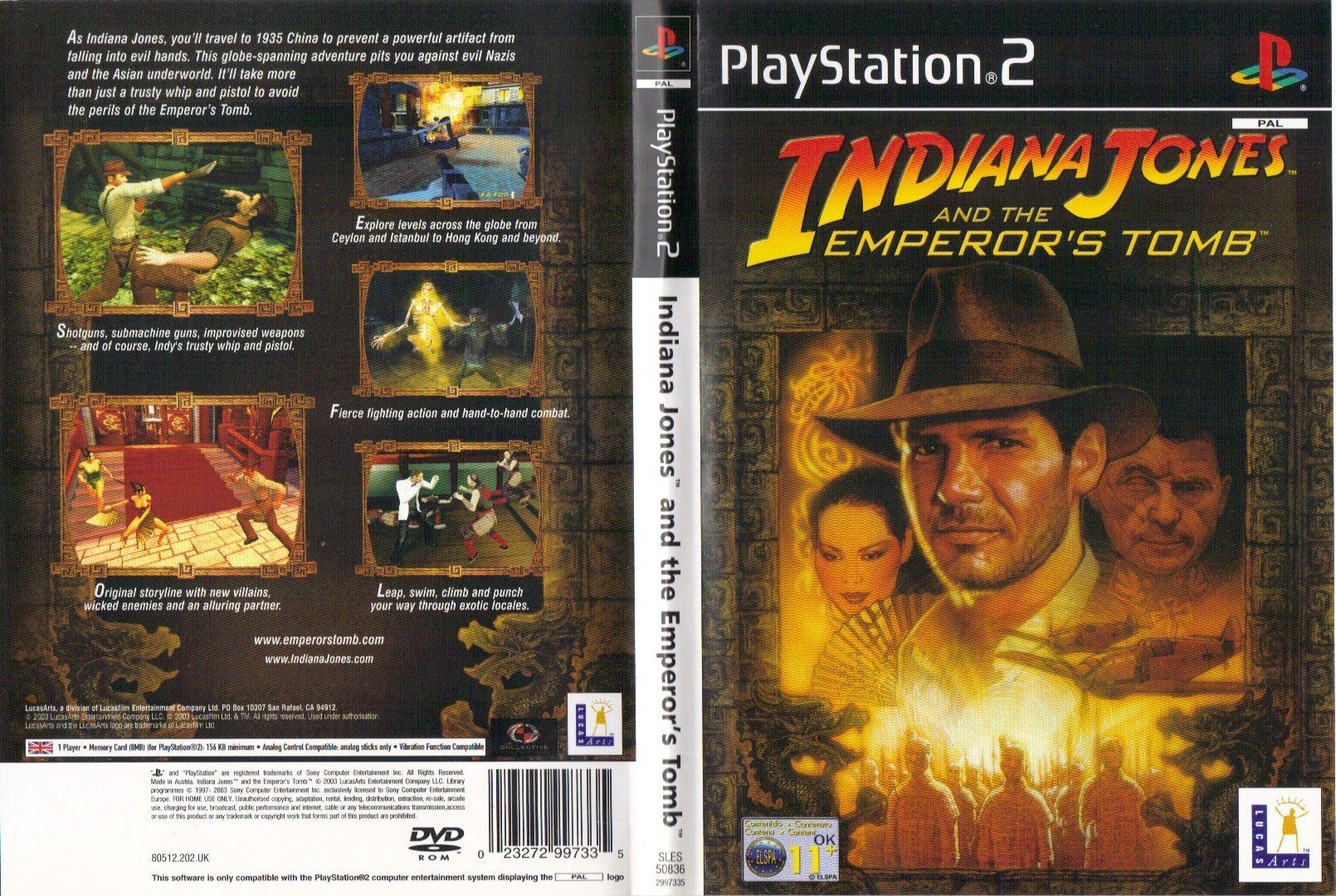Indiana Jones & the Emperor's Tomb PlayStation 2
