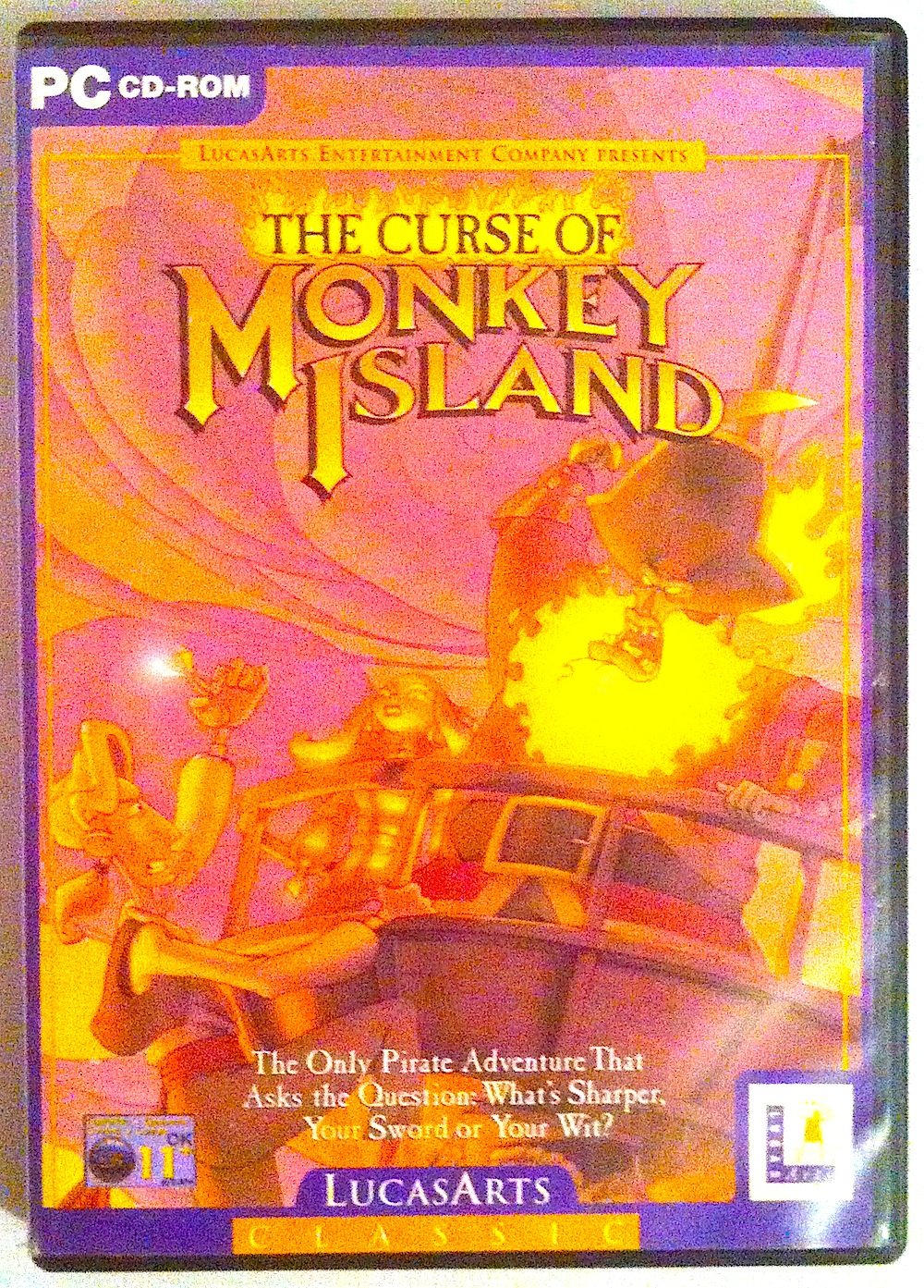 PC - Monkey Island 3 - The Curse of Monkey Island (Classics) (mit OVP / DVD Case) (gebraucht) PC