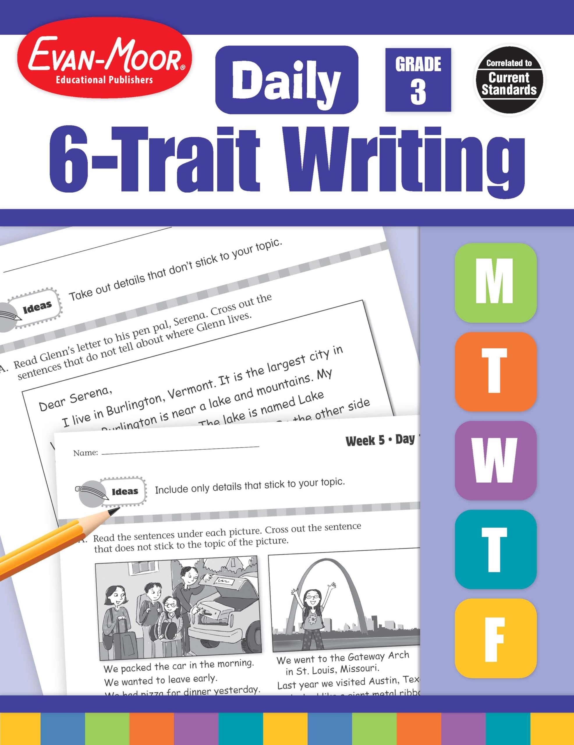 Daily 6-Trait Writing, Grade 3 book