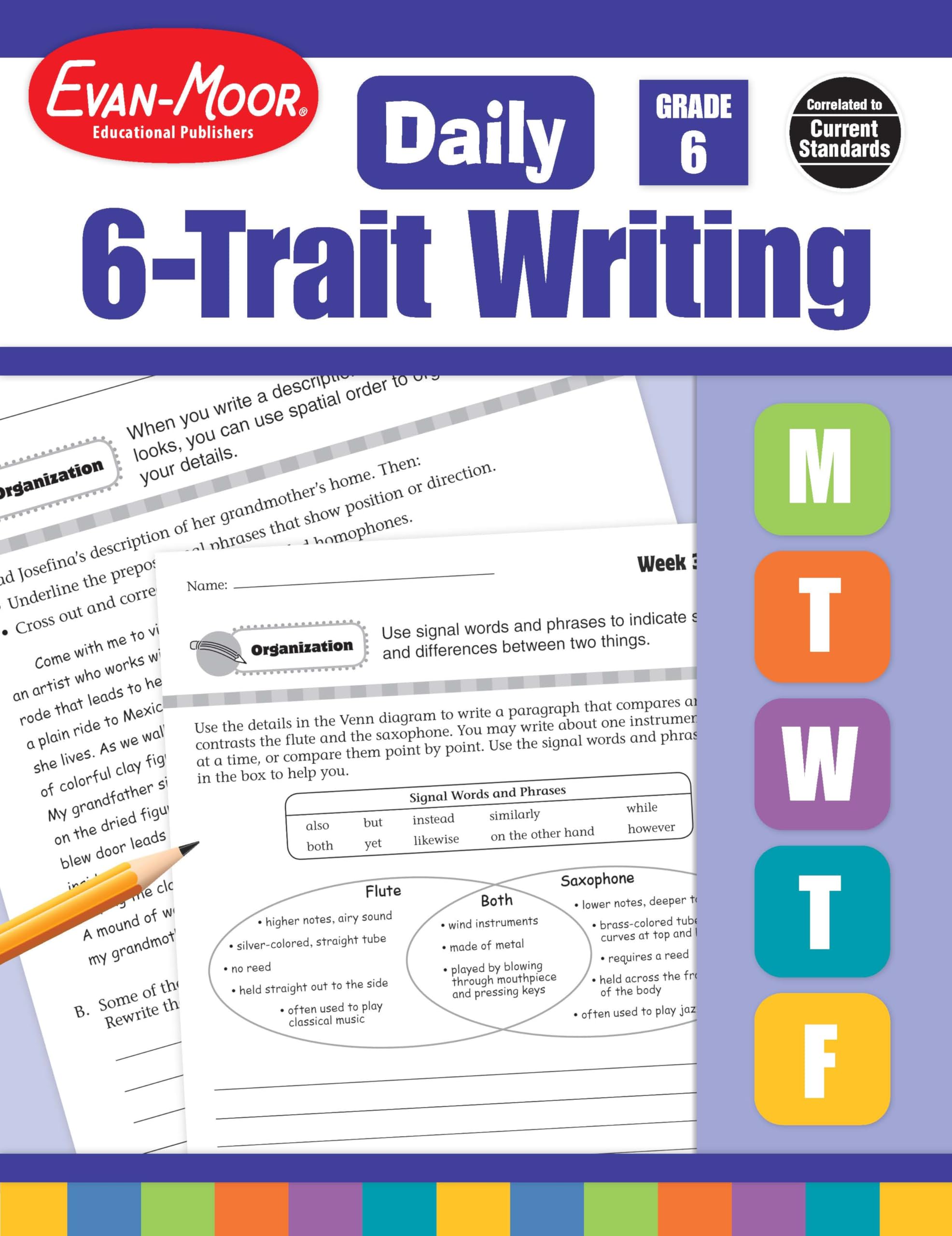 Daily 6-Trait Writing Grade 6+ Te Education & Training