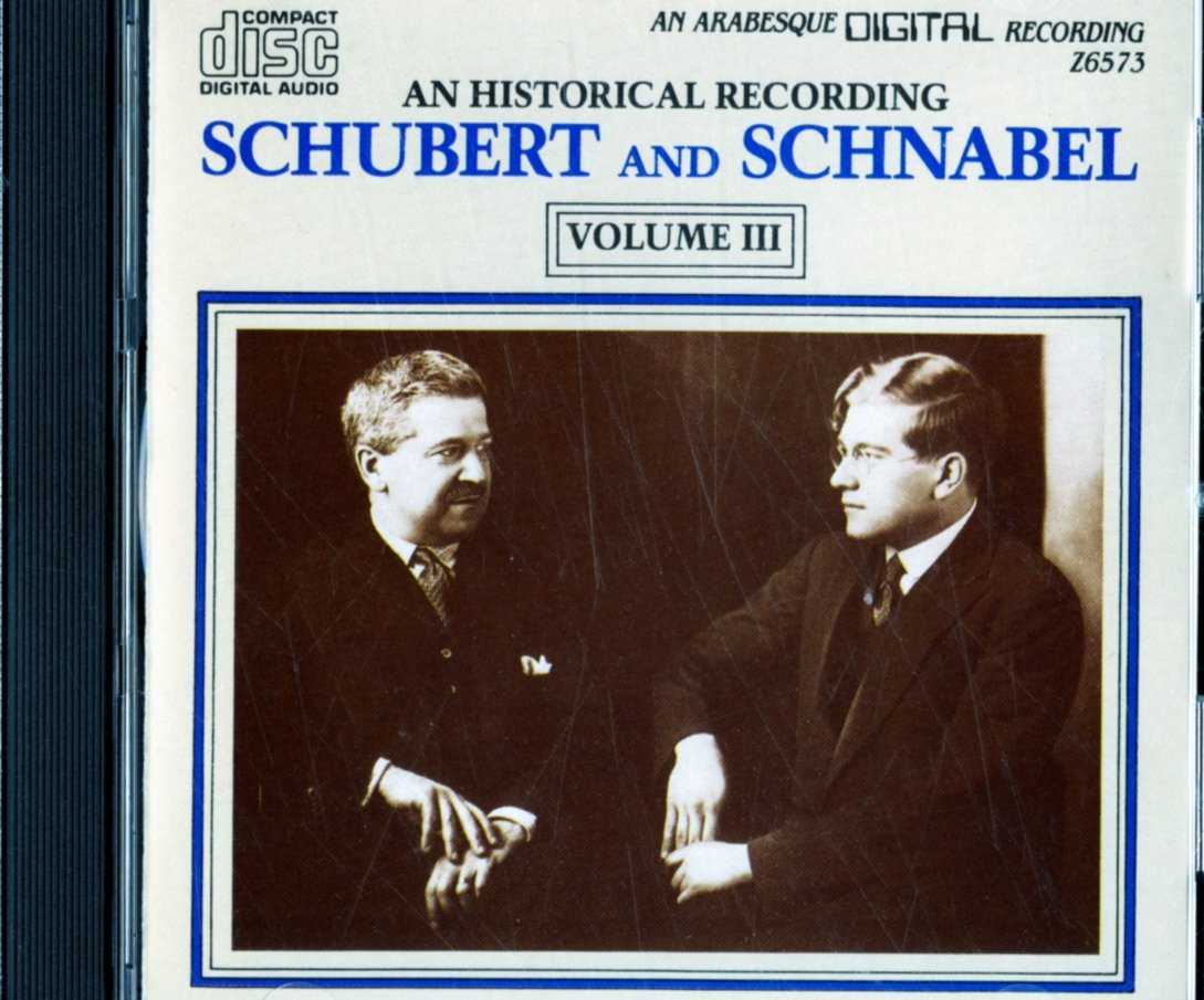 Schubert and Schnabel, Vol. III: Piano Sonata in D, D. 850, Marches Militaires, D. 733, Moments Musicaux, D. 780, Allegretto in C Minor, D. 915. (UK Import) Other music genres