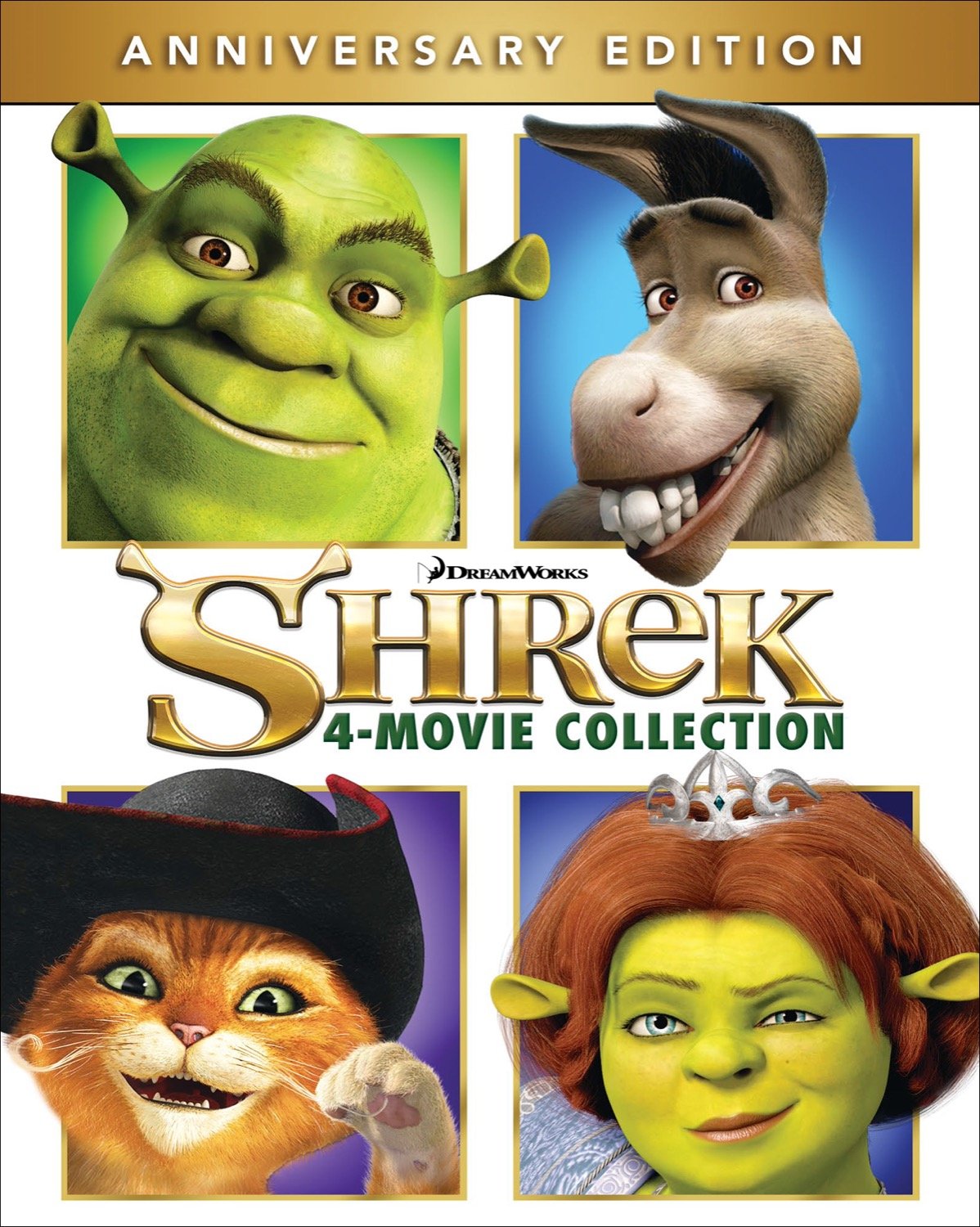 SHREK 4 MOVIE COLLECTION - SHREK 4 MOVIE COLLECTION (4 Blu-ray) Films