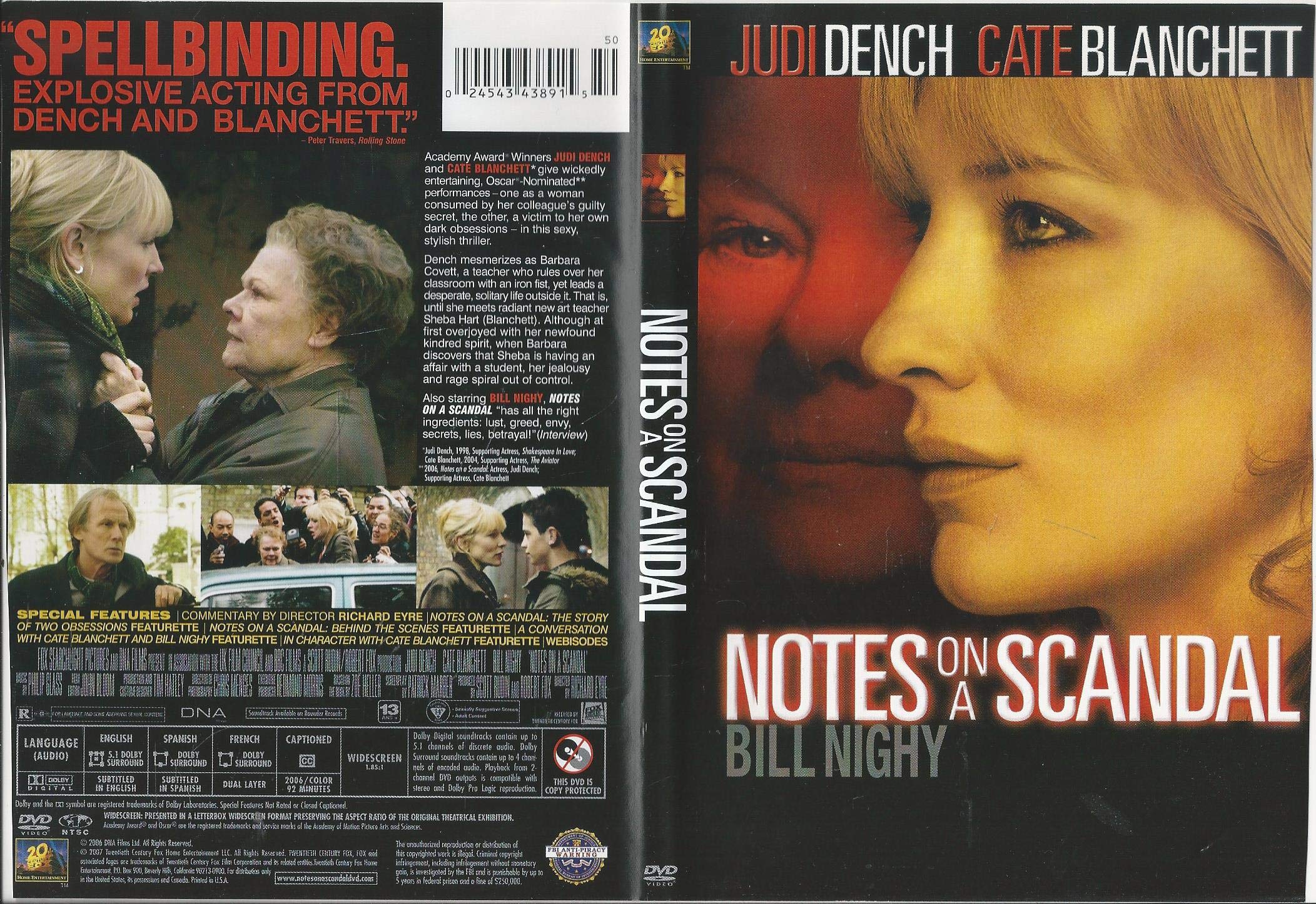 Notes on a Scandal Movies